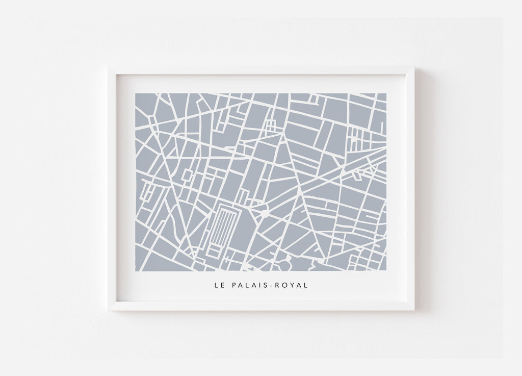 Palais-Royal Map Print – Paris 2nd Arrondissement