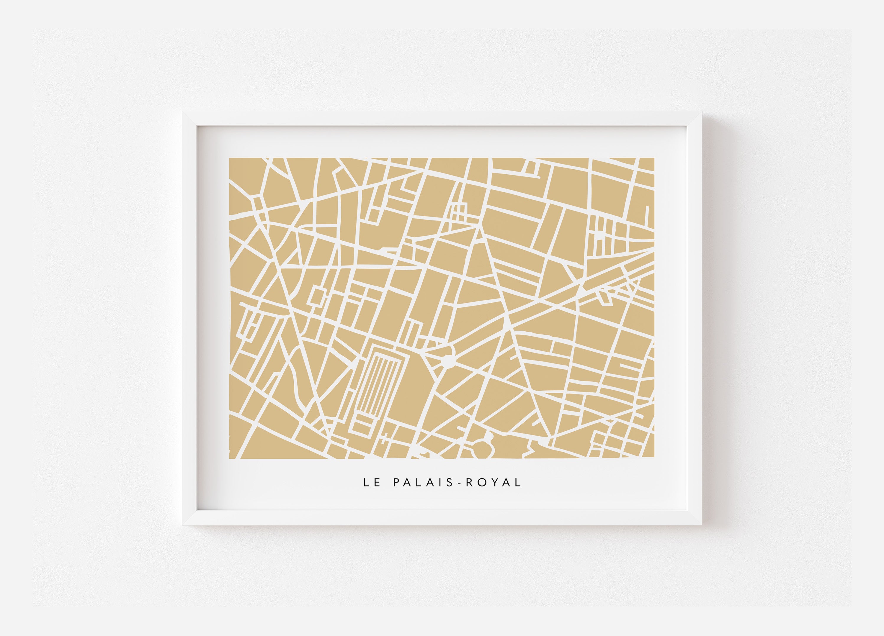 Palais-Royal Map Print – Paris 2nd Arrondissement