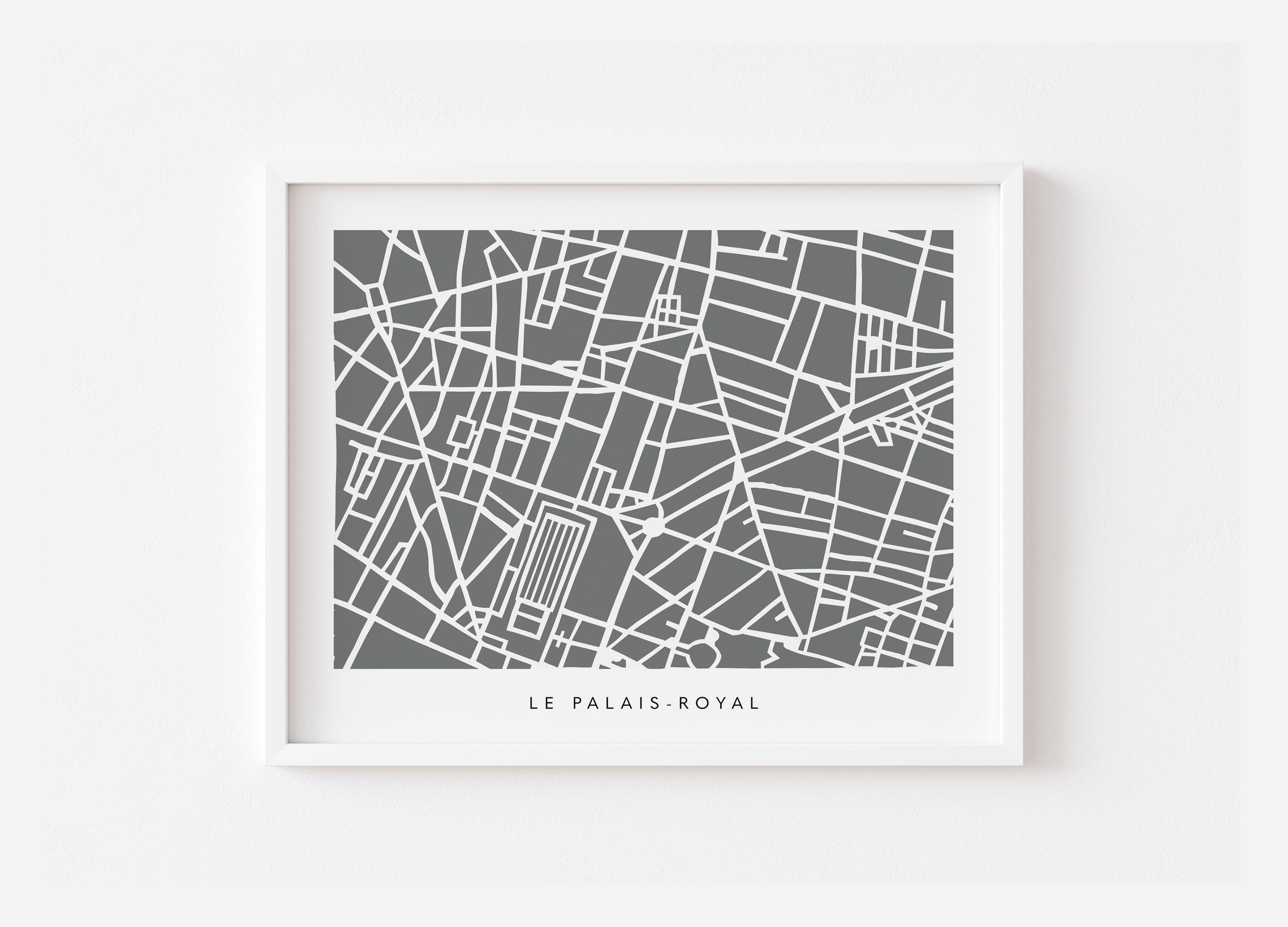 Palais-Royal Map Print – Paris 2nd Arrondissement