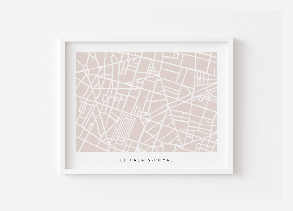 Palais-Royal Map Print – Paris 2nd Arrondissement