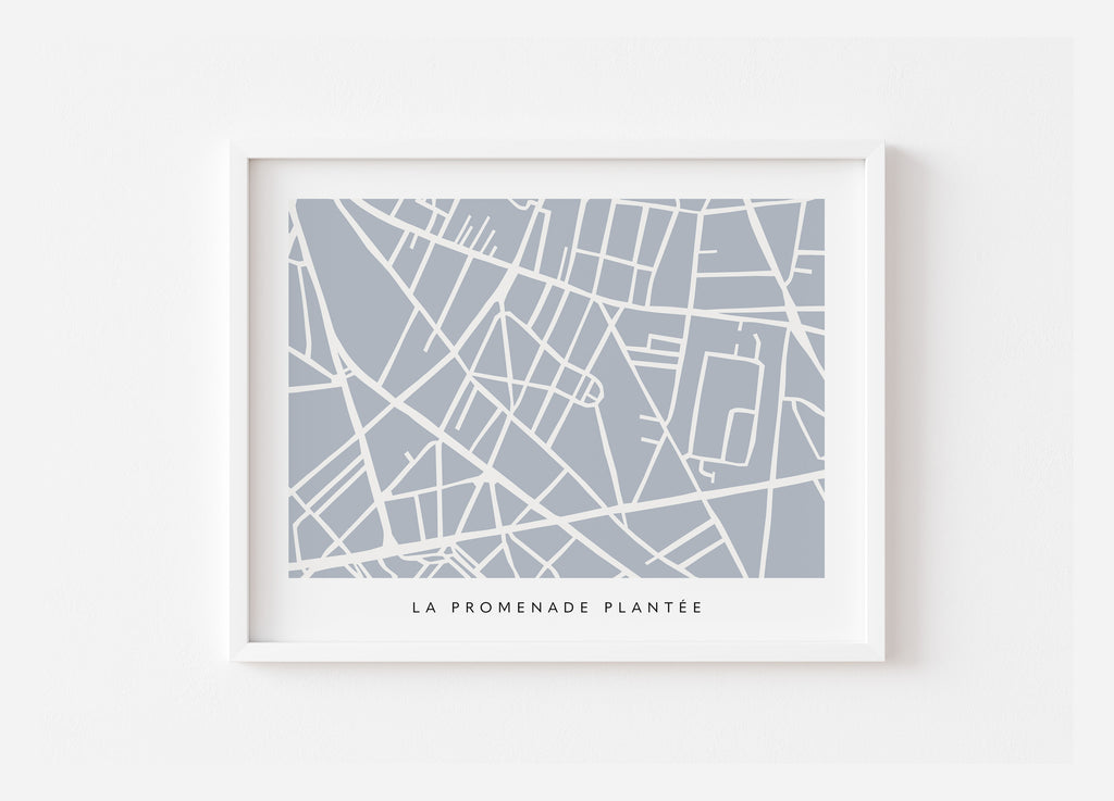 Paris 12th Arrondissement Map Print