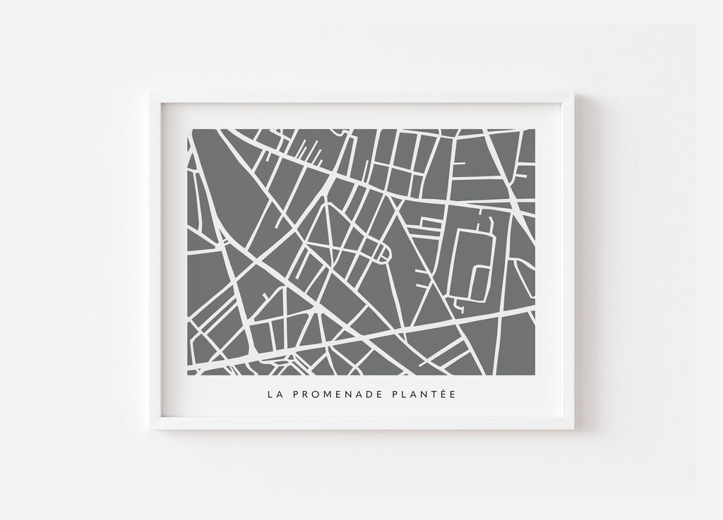 Paris 12th Arrondissement Map Print