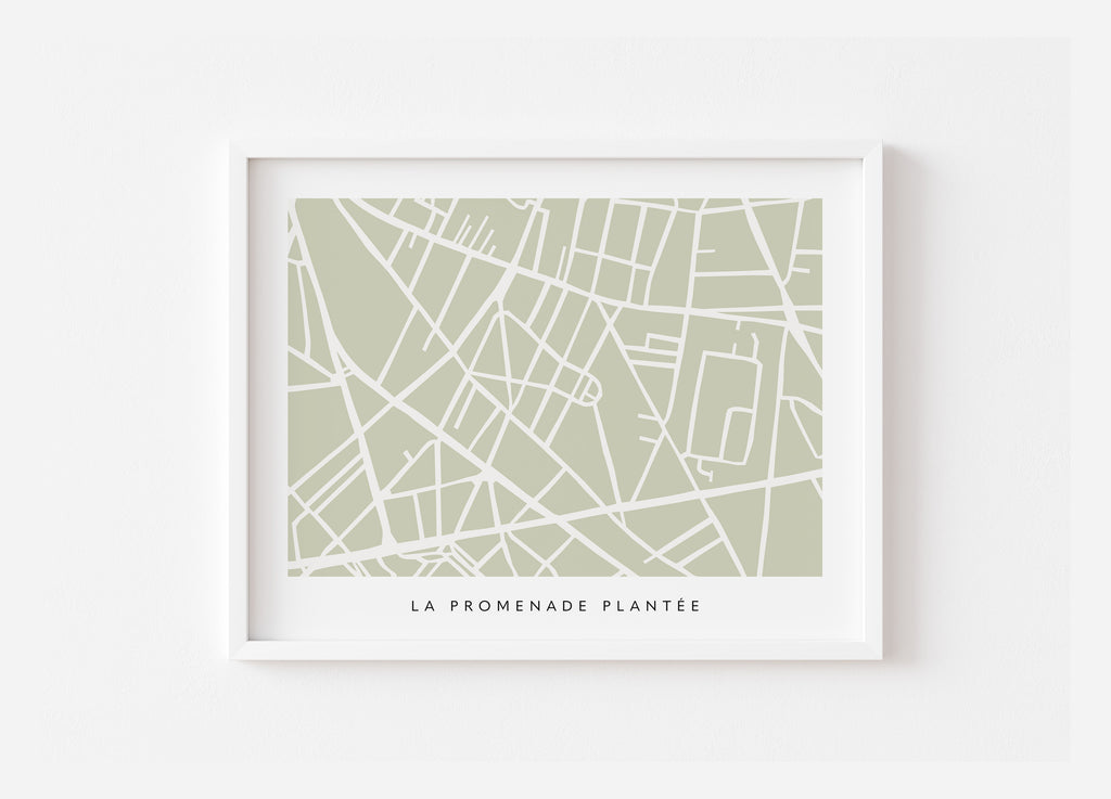 Paris 12th Arrondissement Map Print