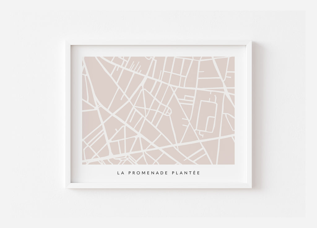 Paris 12th Arrondissement Map Print