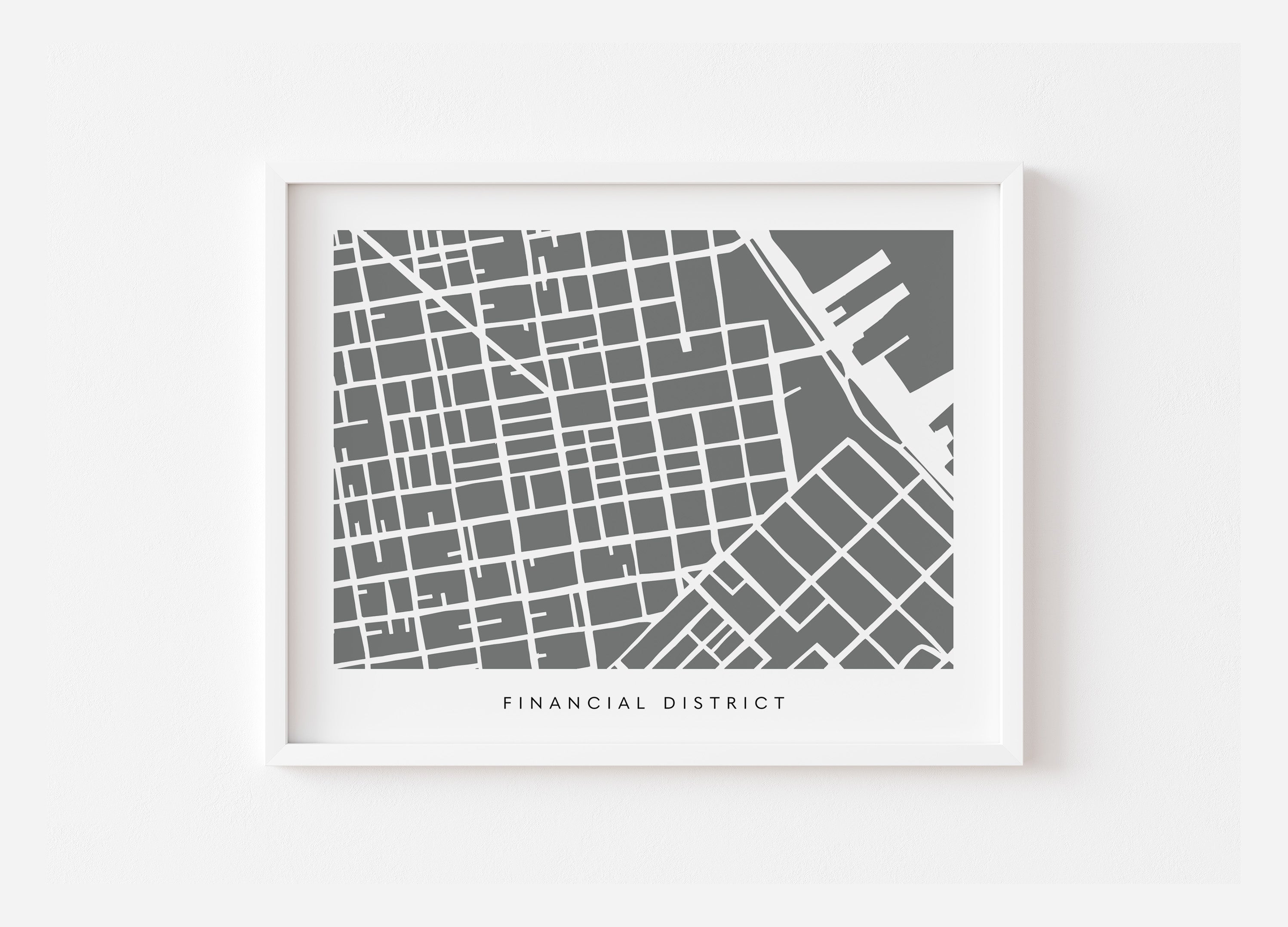 San Francisco FiDi Map Print