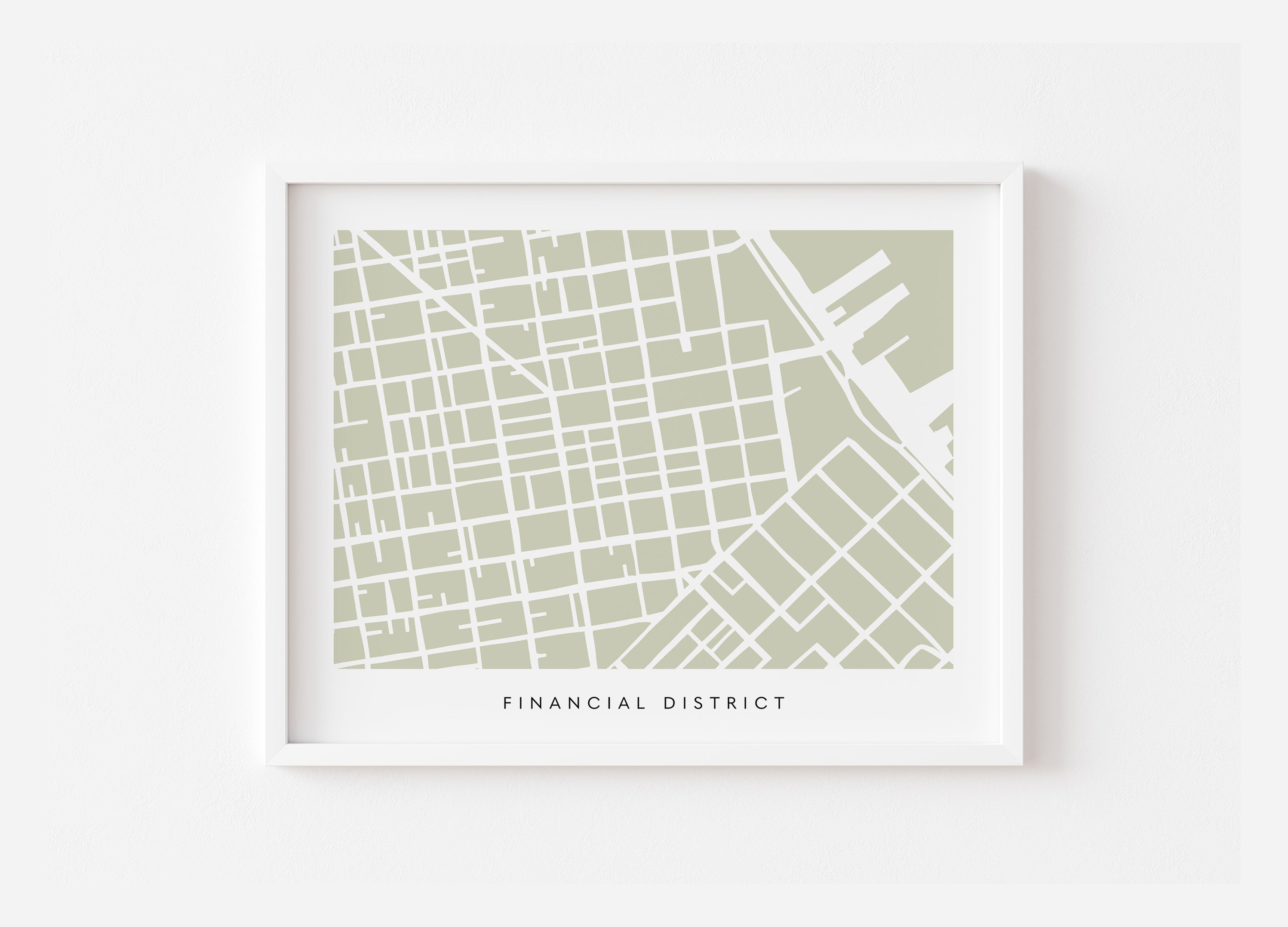 San Francisco FiDi Map Print