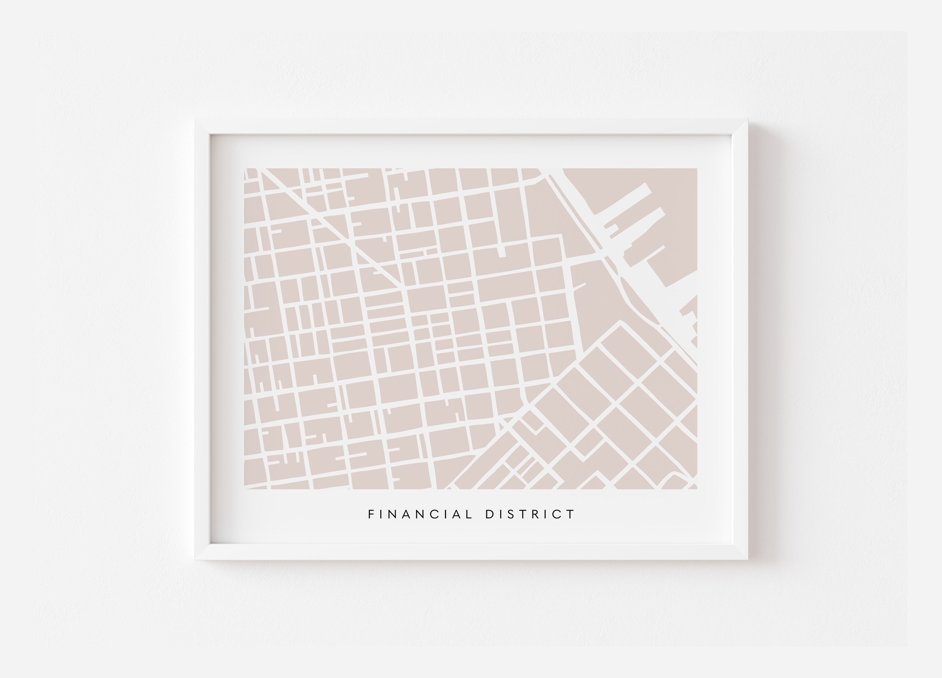 San Francisco FiDi Map Print