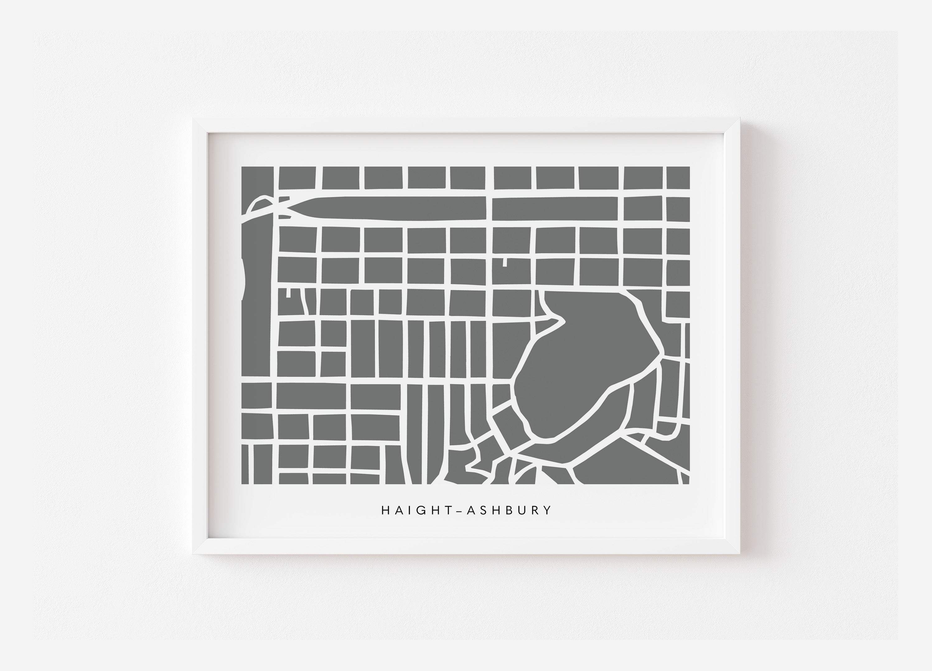 Haight Ashbury San Francisco Art Map