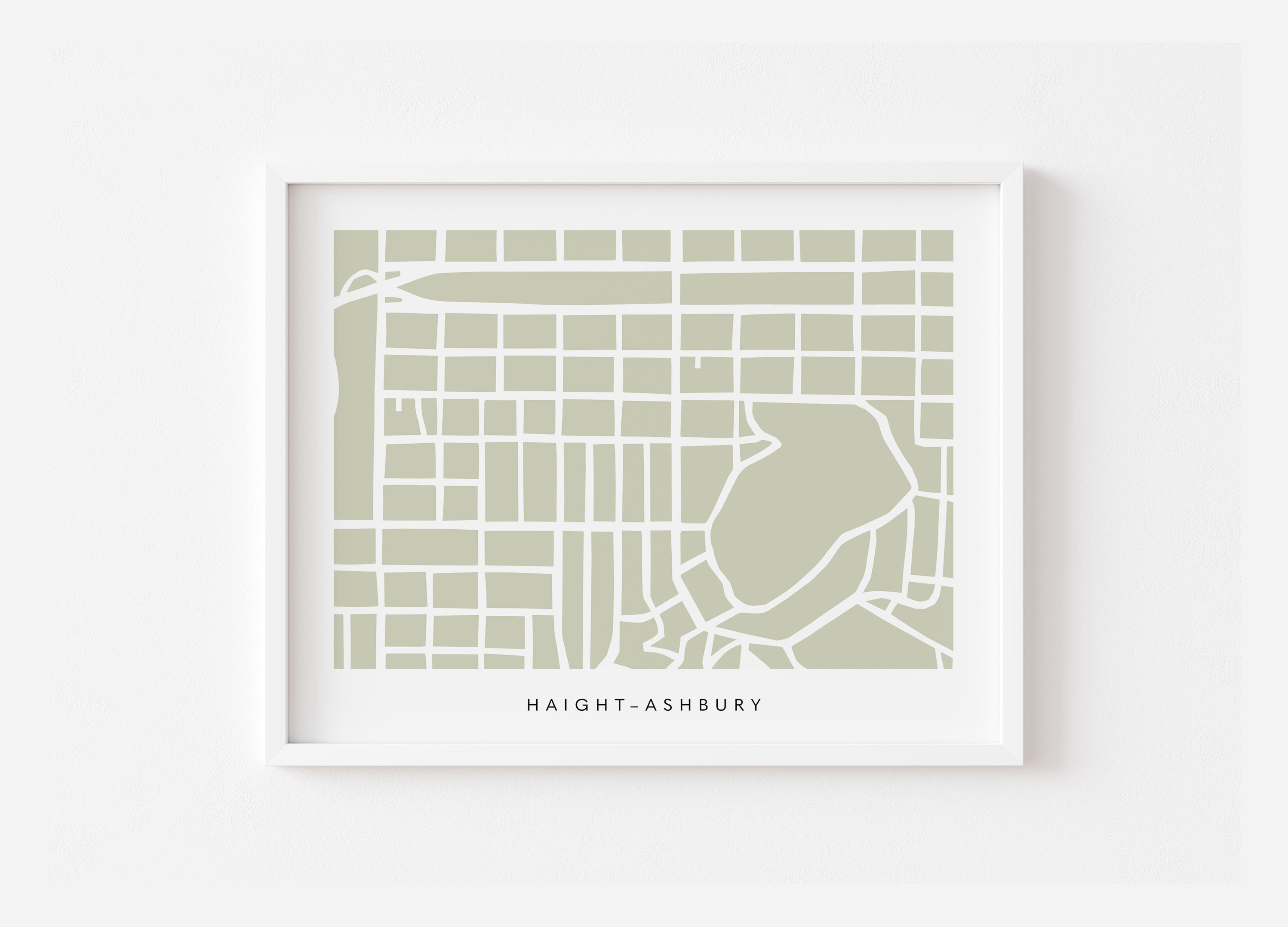Haight Ashbury San Francisco Art Map