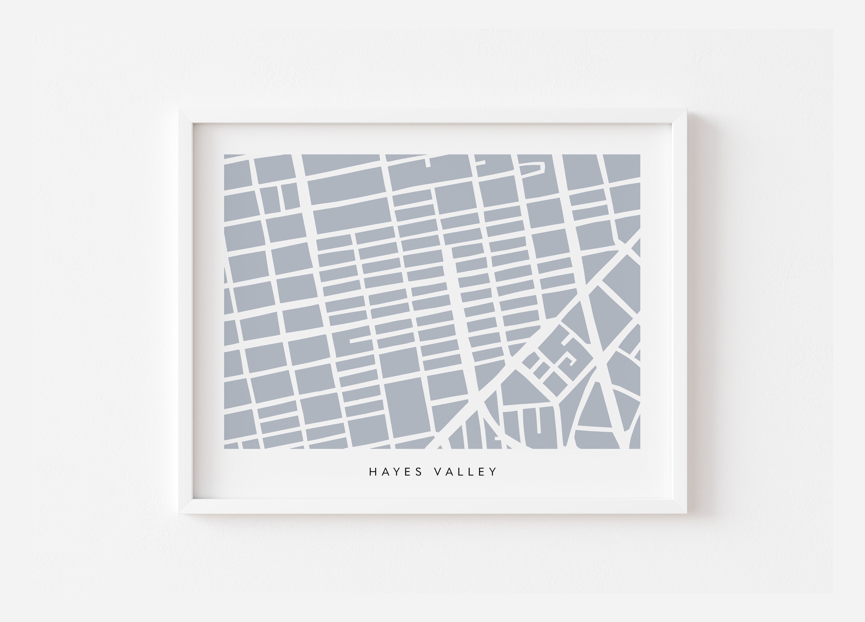 Hayes Valley San Francisco Map Print