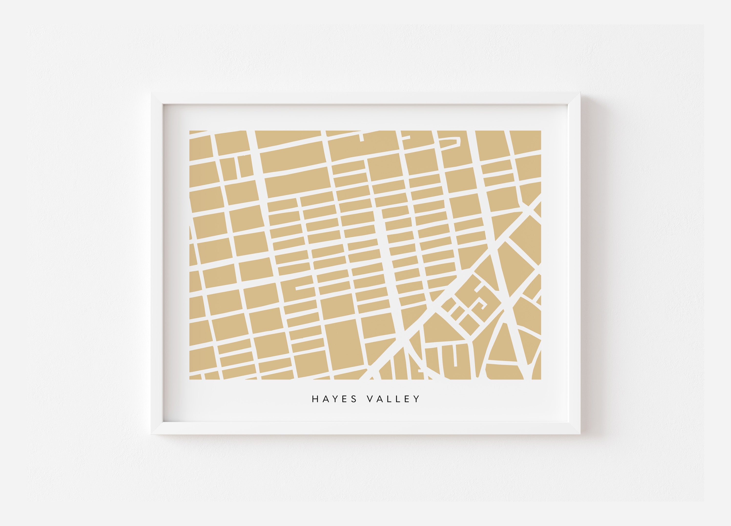 Hayes Valley San Francisco Map Print