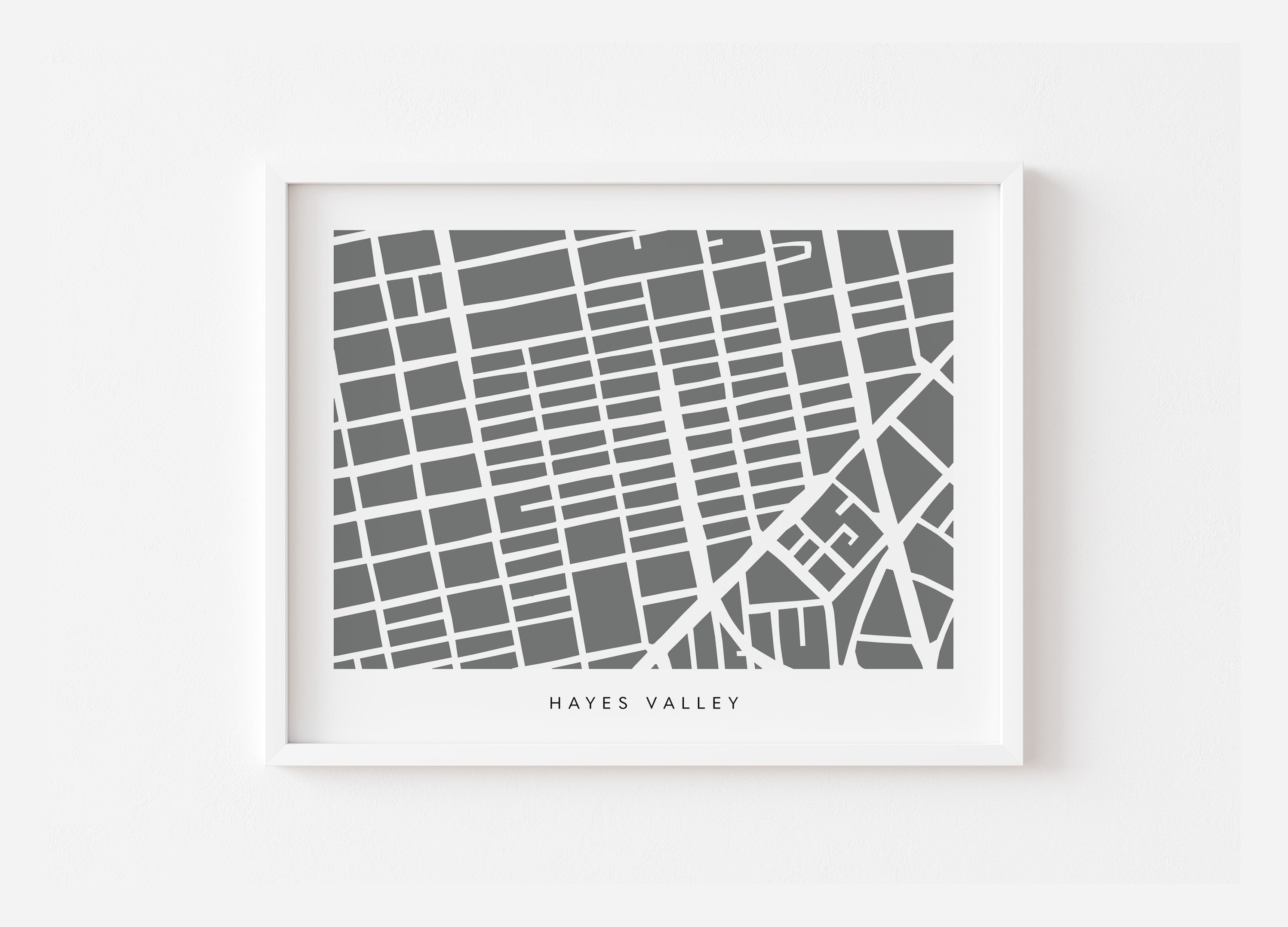 Hayes Valley San Francisco Map Print