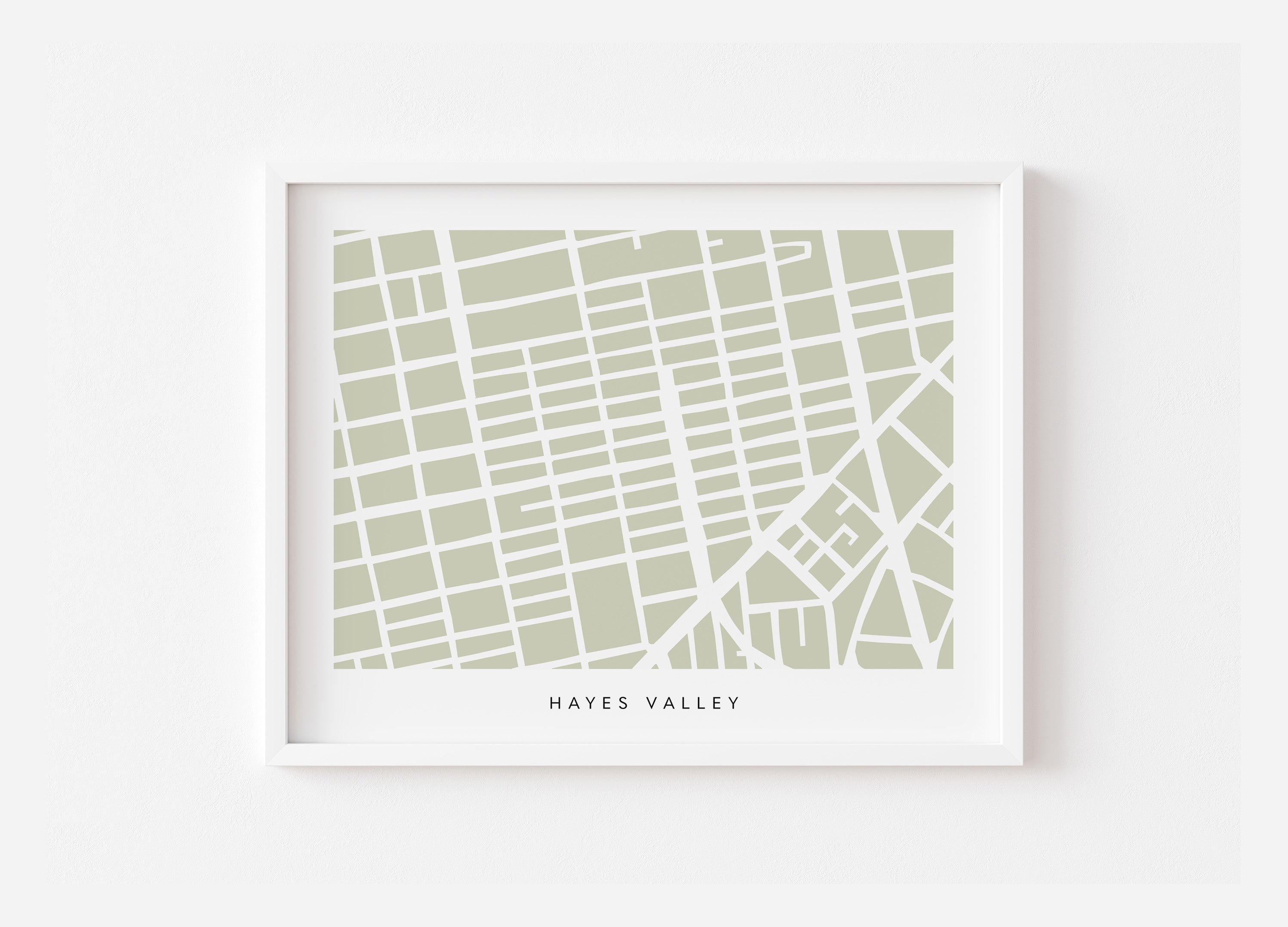 Hayes Valley San Francisco Map Print