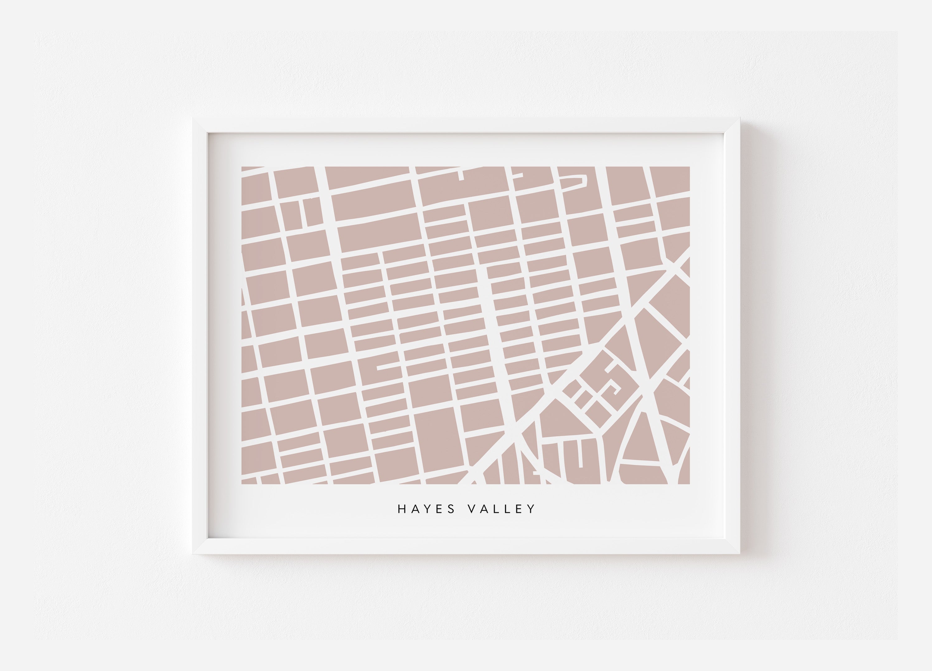 Hayes Valley San Francisco Map Print