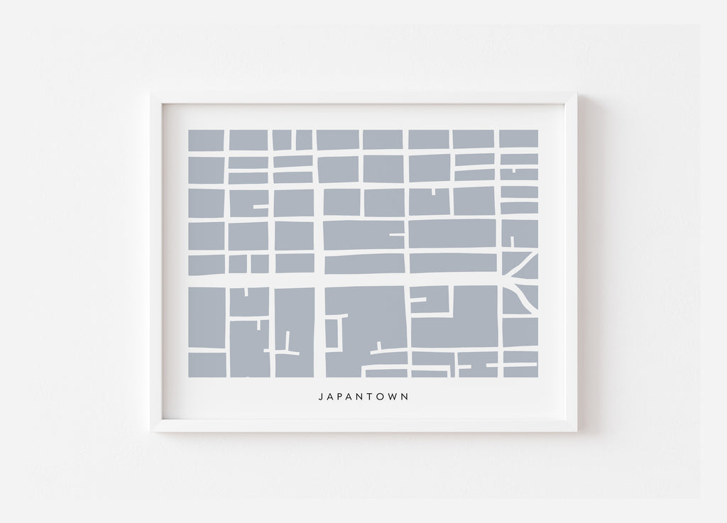 Japantown San Francisco Map Print