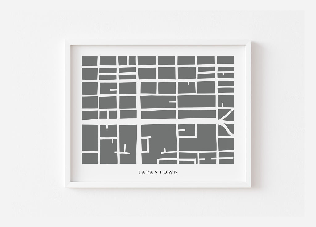 Japantown San Francisco Map Print