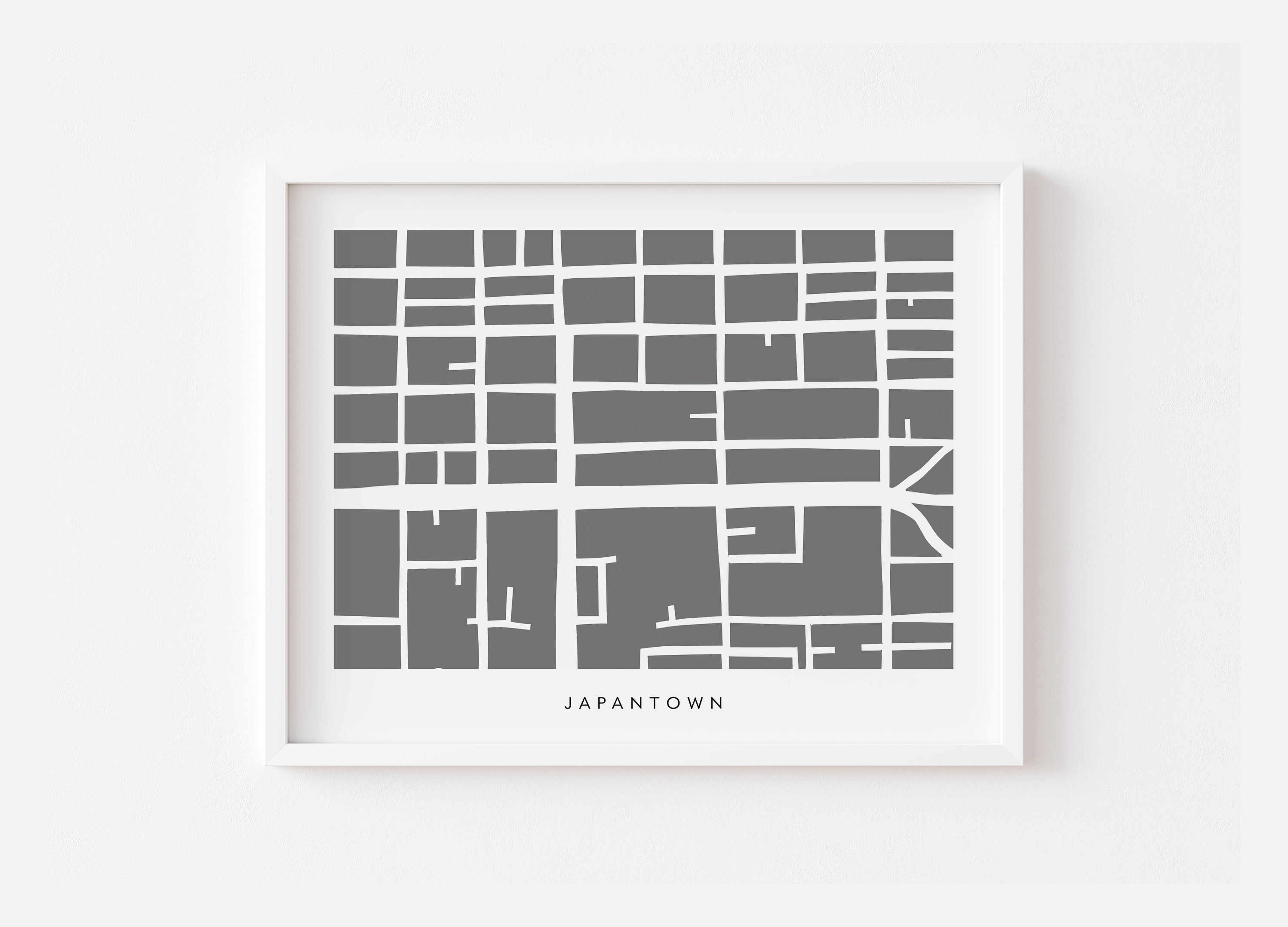 Japantown San Francisco Map Print