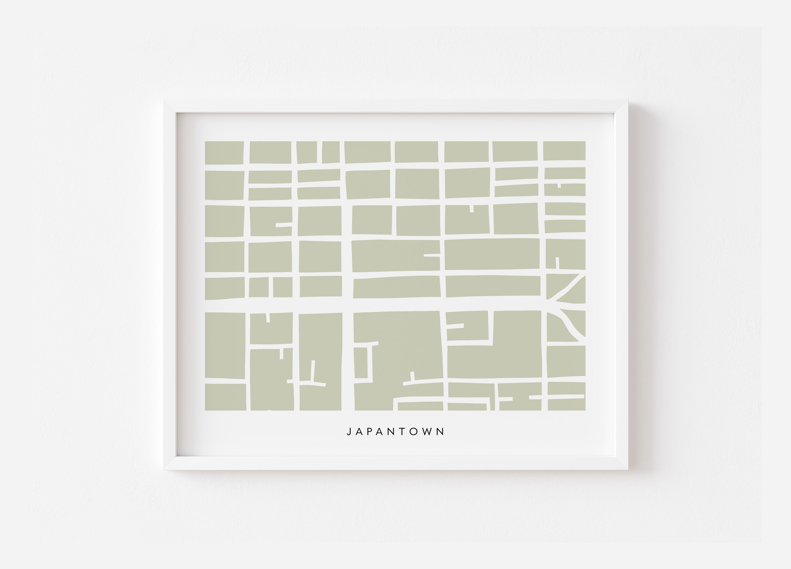 Japantown San Francisco Map Print