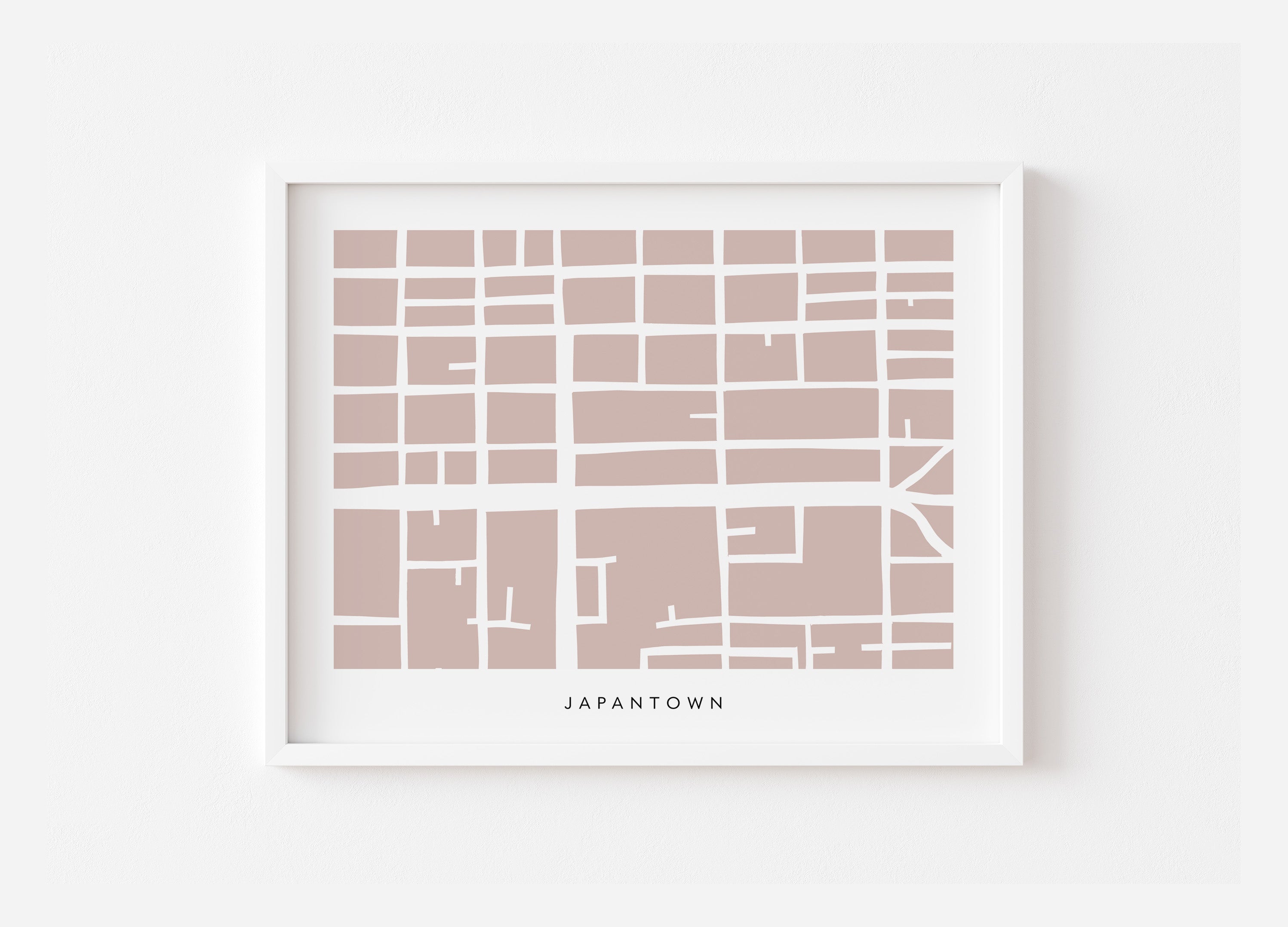 Japantown San Francisco Map Print