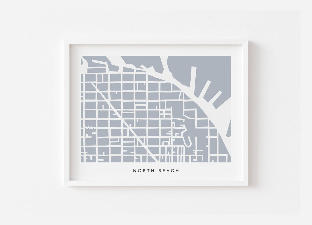 San Francisco North Beach Art Map