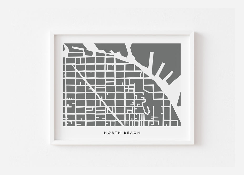 San Francisco North Beach Art Map