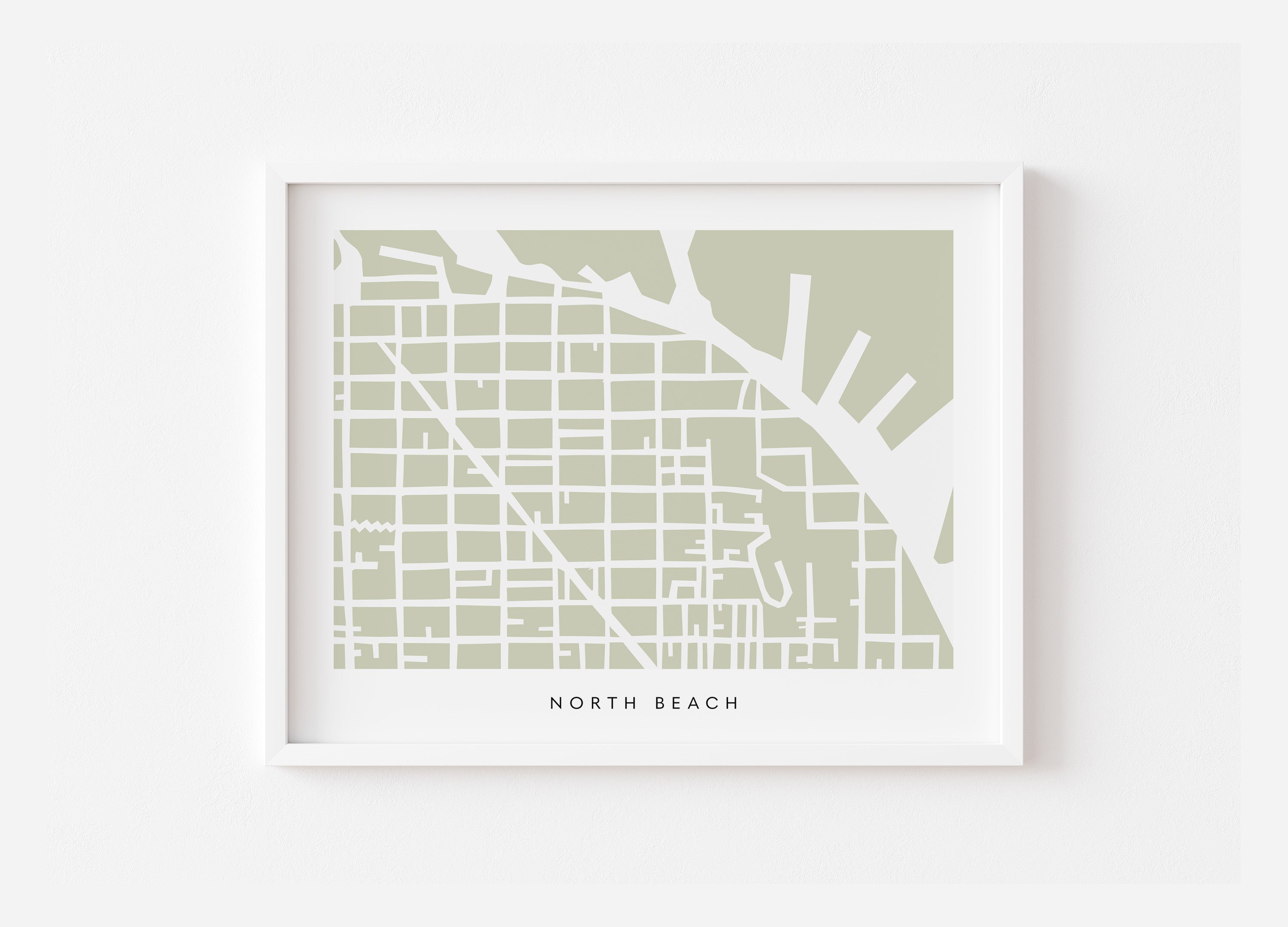 San Francisco North Beach Art Map