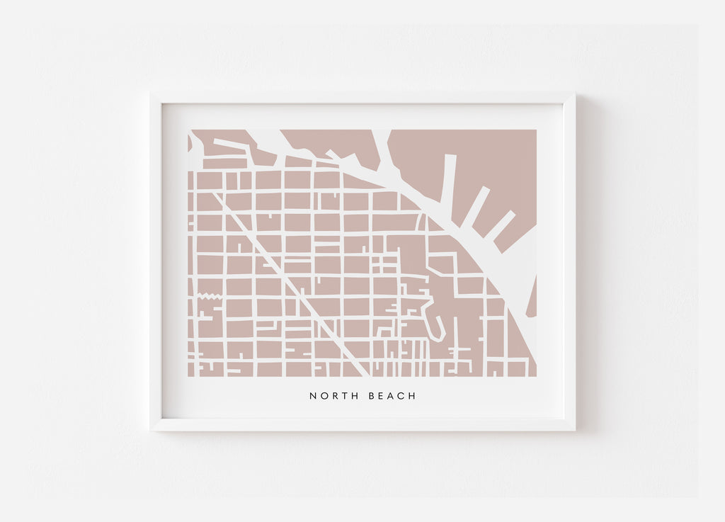 San Francisco North Beach Art Map