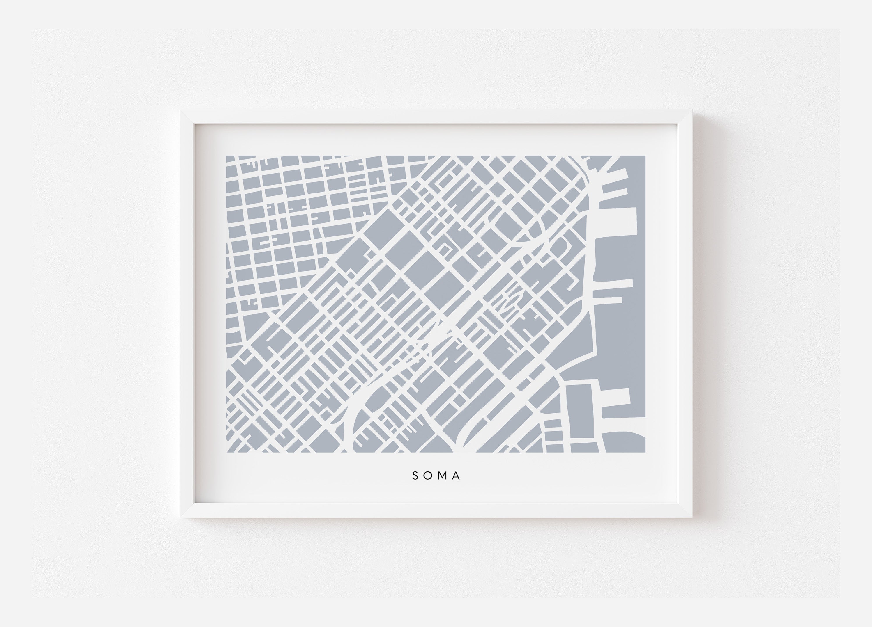 San Francisco SoMa Map Print