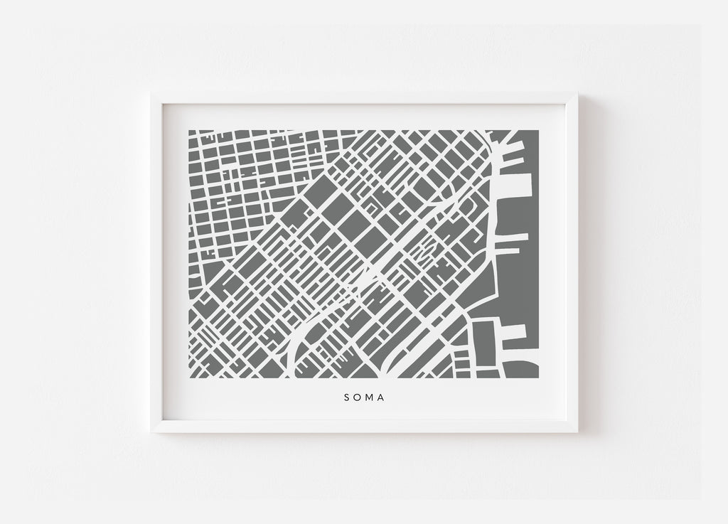 San Francisco SoMa Map Print
