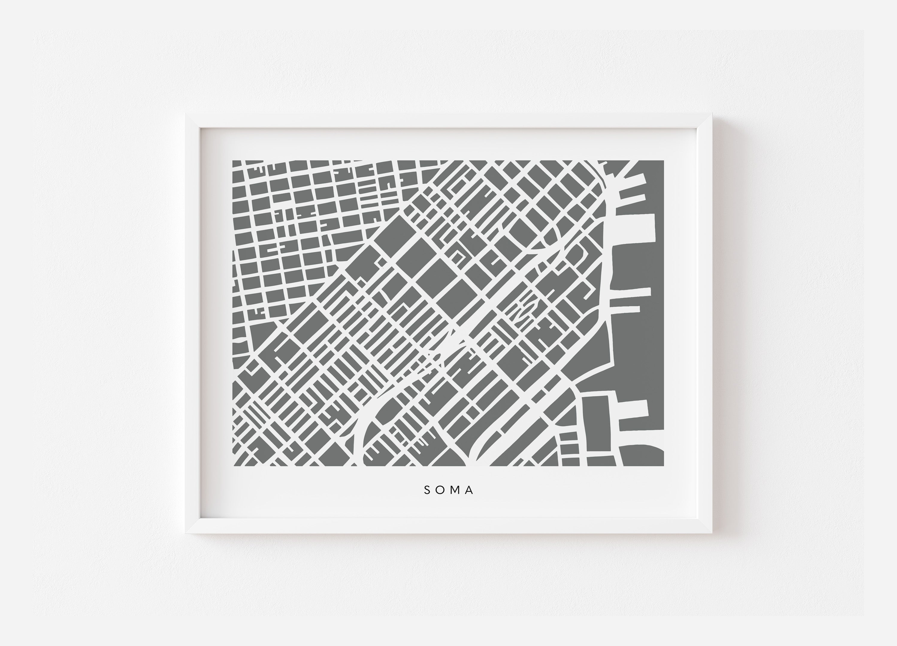 San Francisco SoMa Map Print