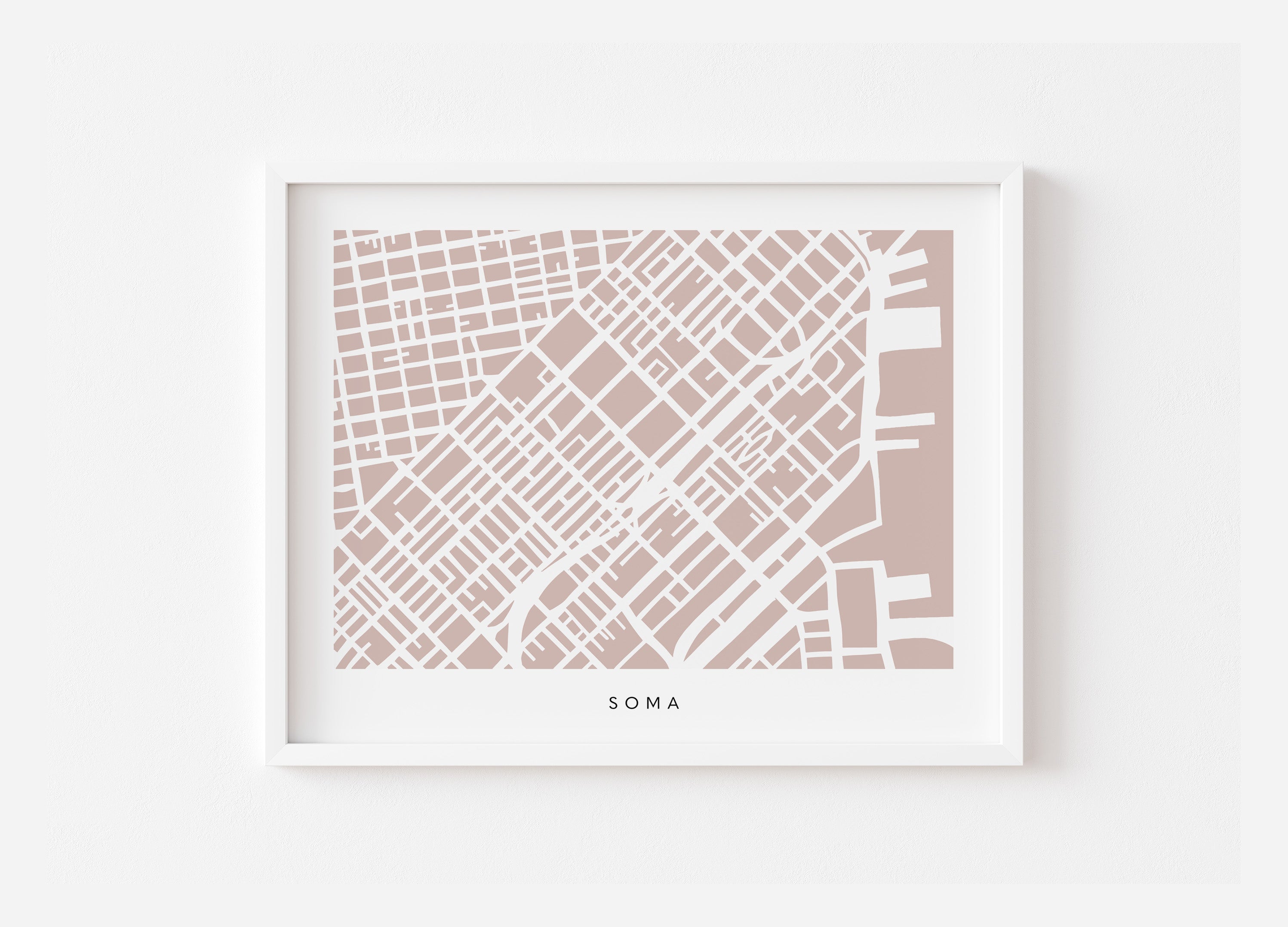 San Francisco SoMa Map Print