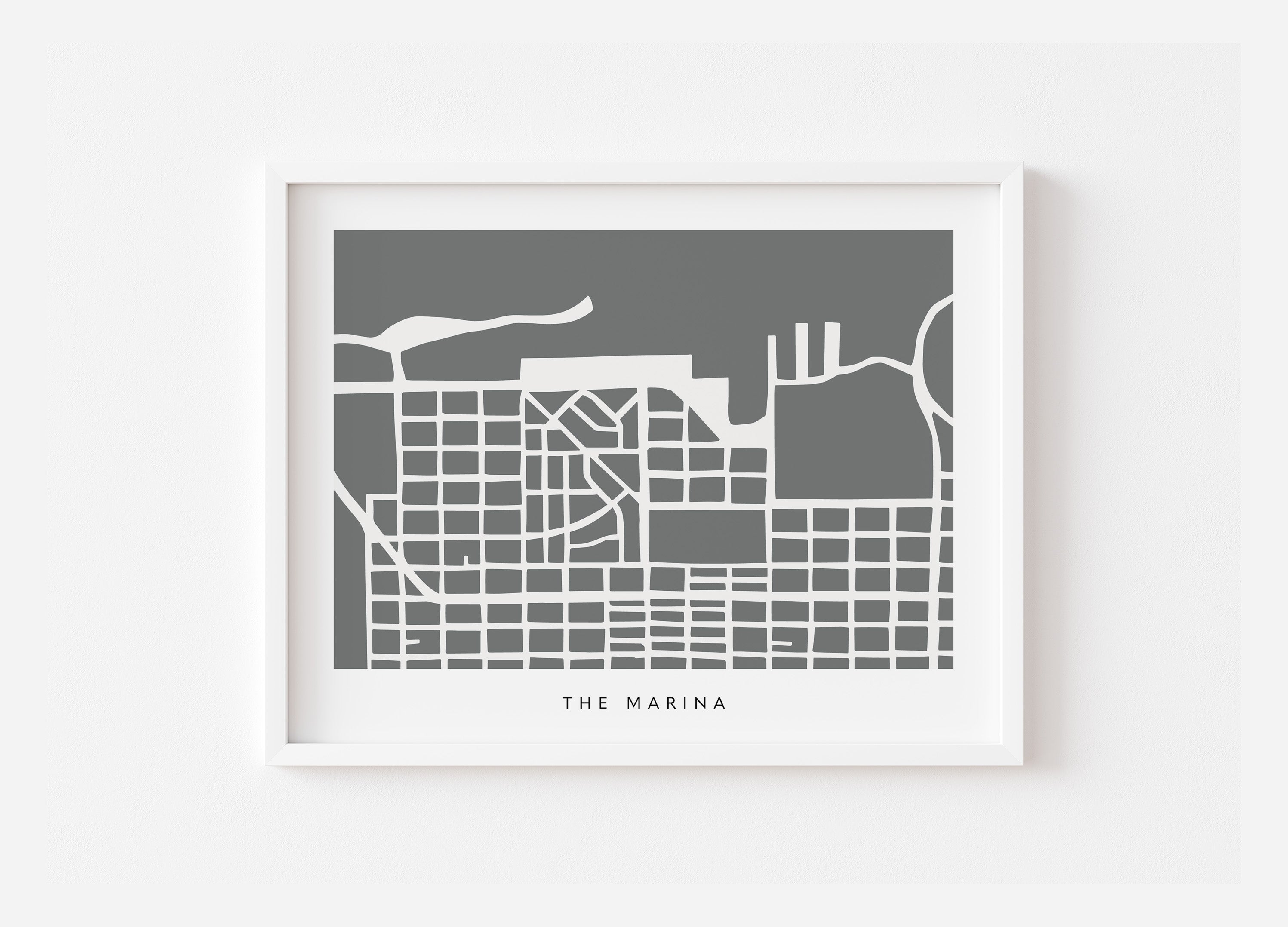 San Francisco Marina Map Print