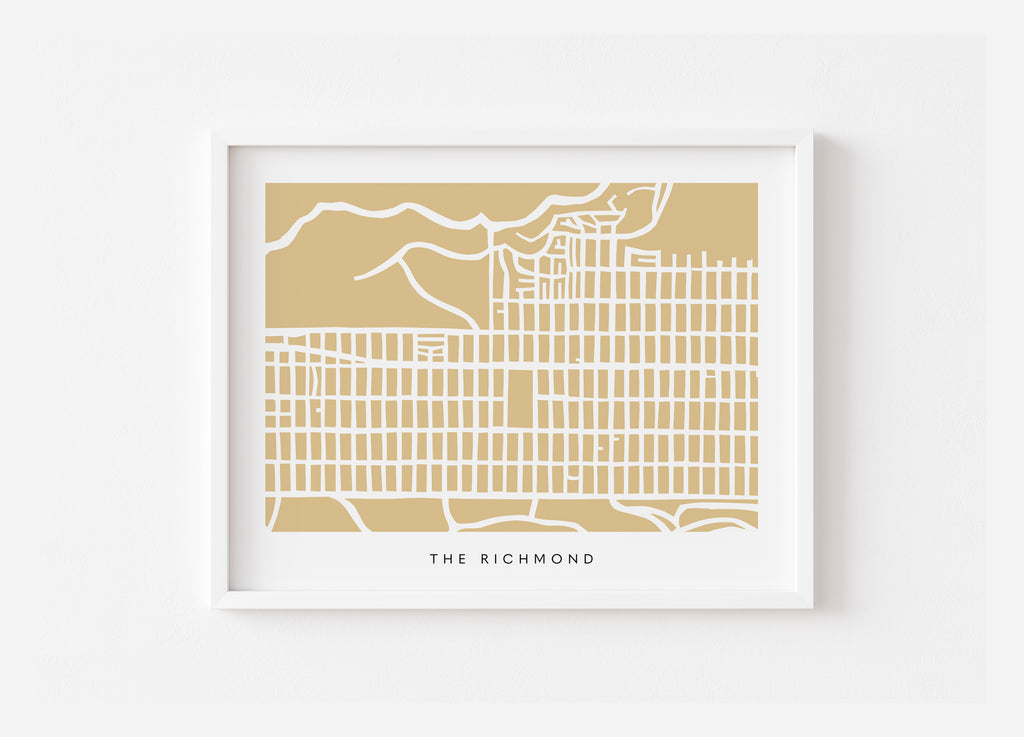 Richmond SF Map Print