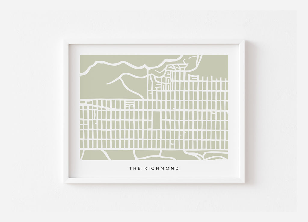 Richmond SF Map Print
