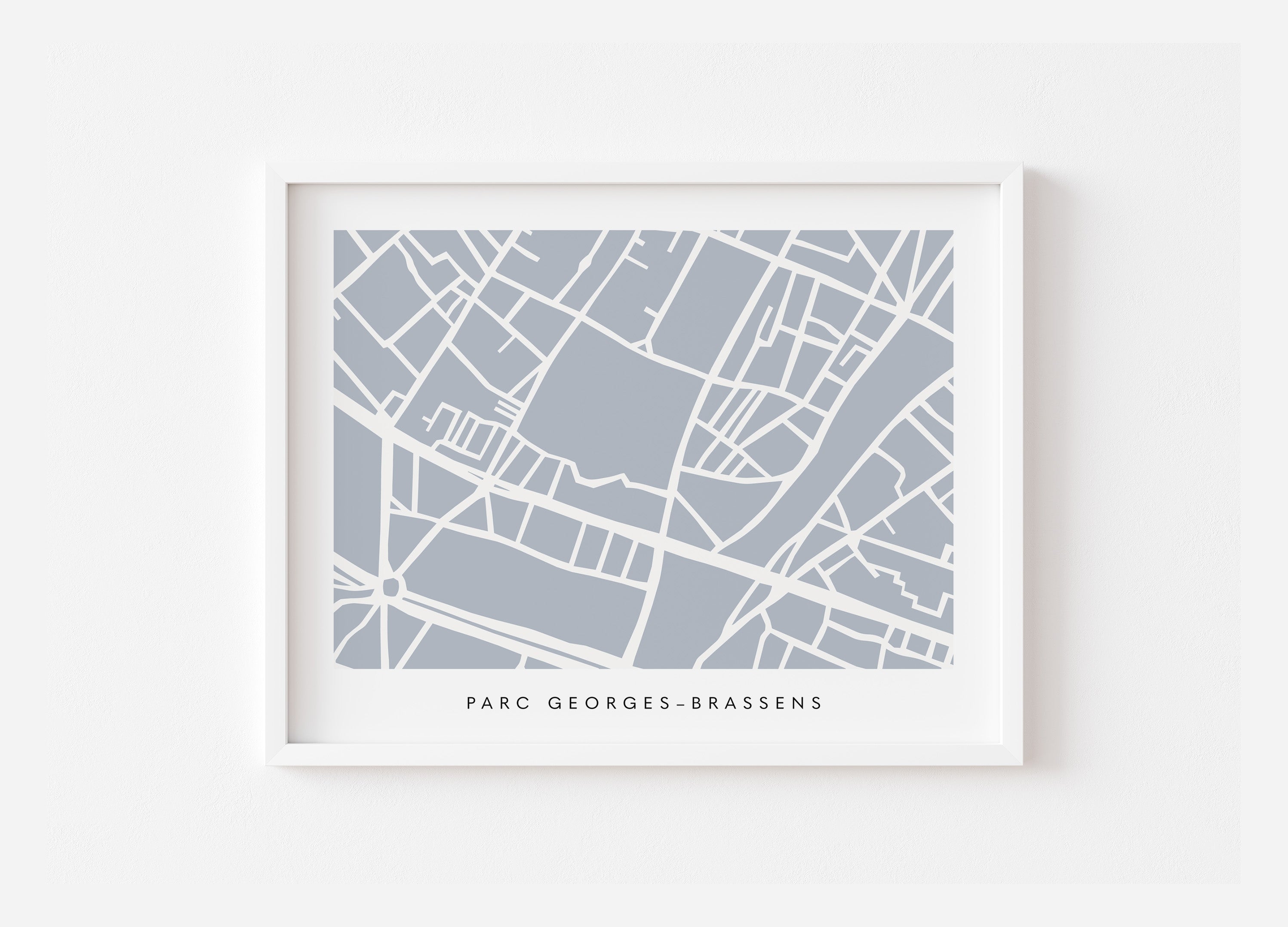 Paris 15th Arrondissement Map Print
