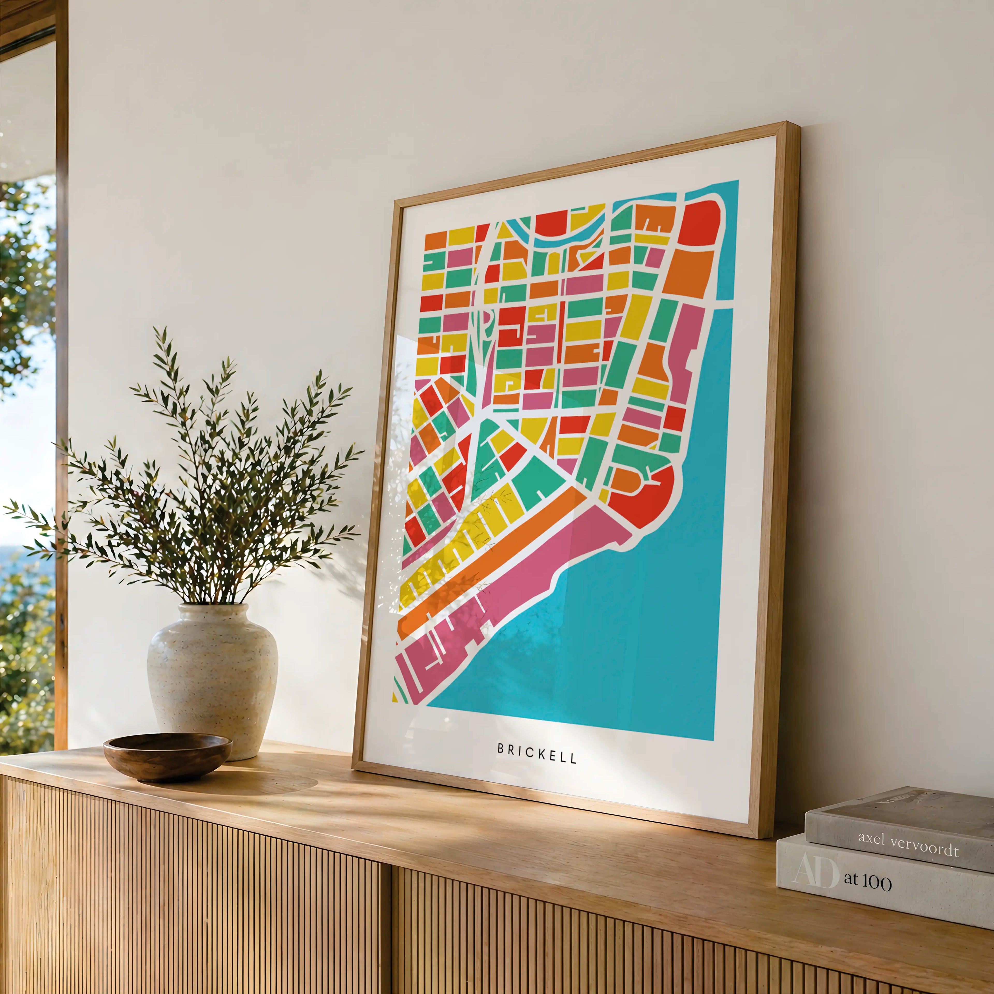 Brickell Map Print