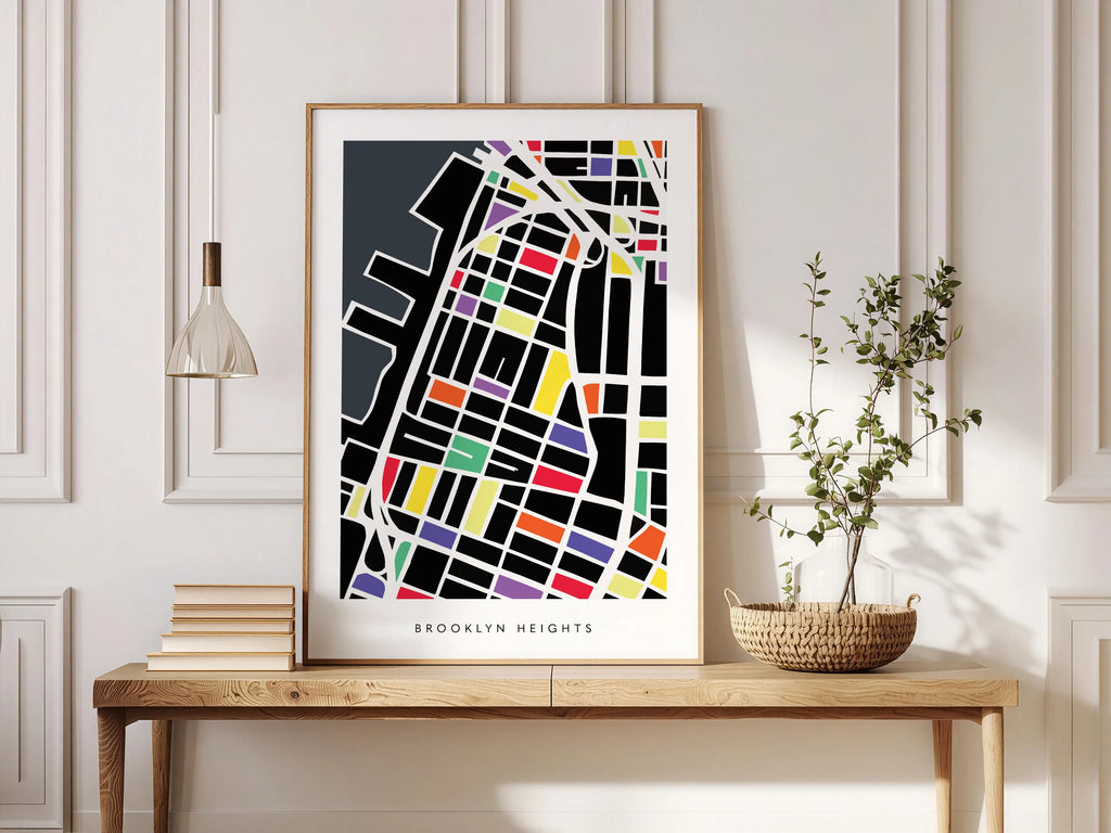 Brooklyn Heights Map Print