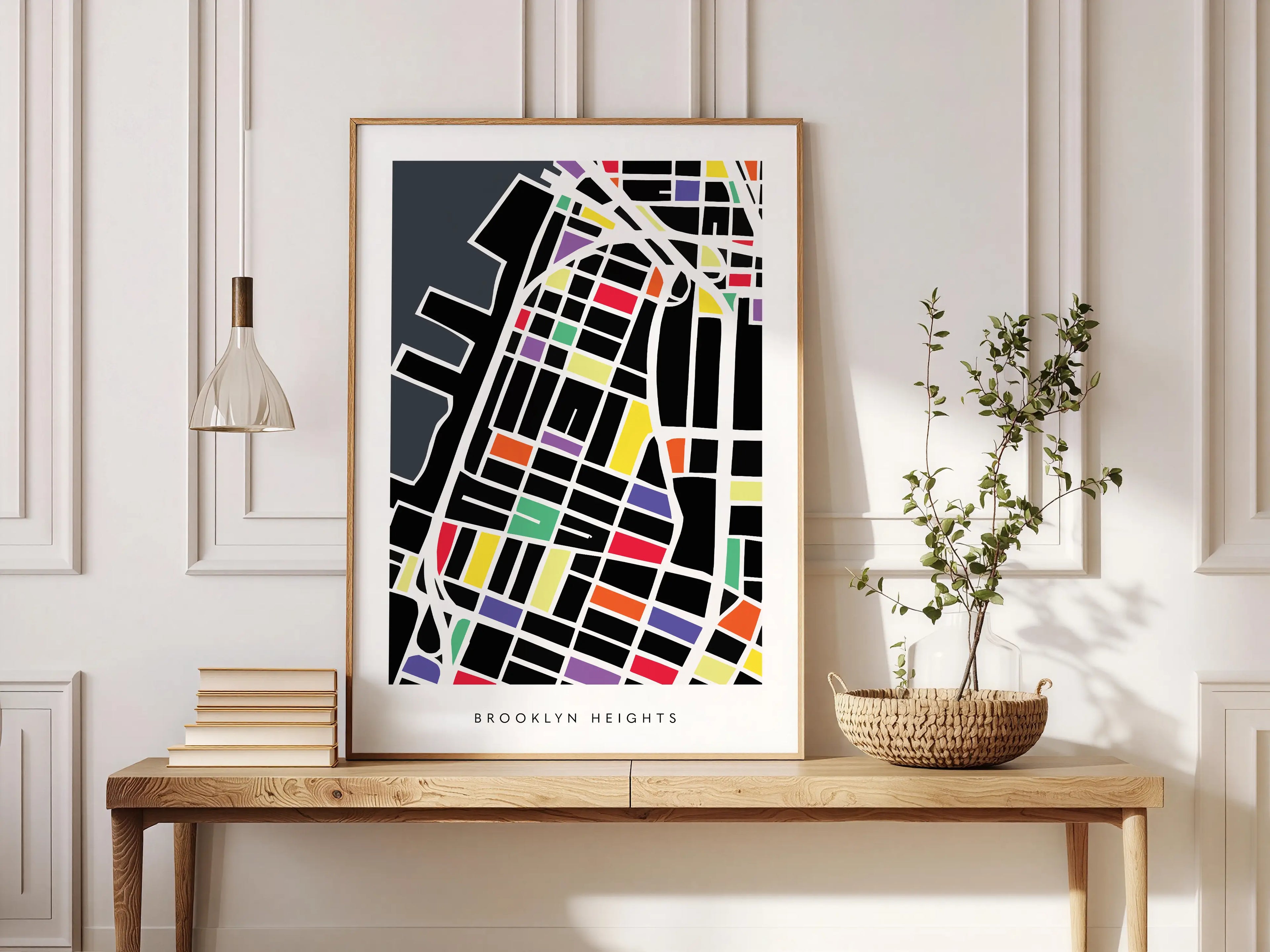 Brooklyn Heights Map Print