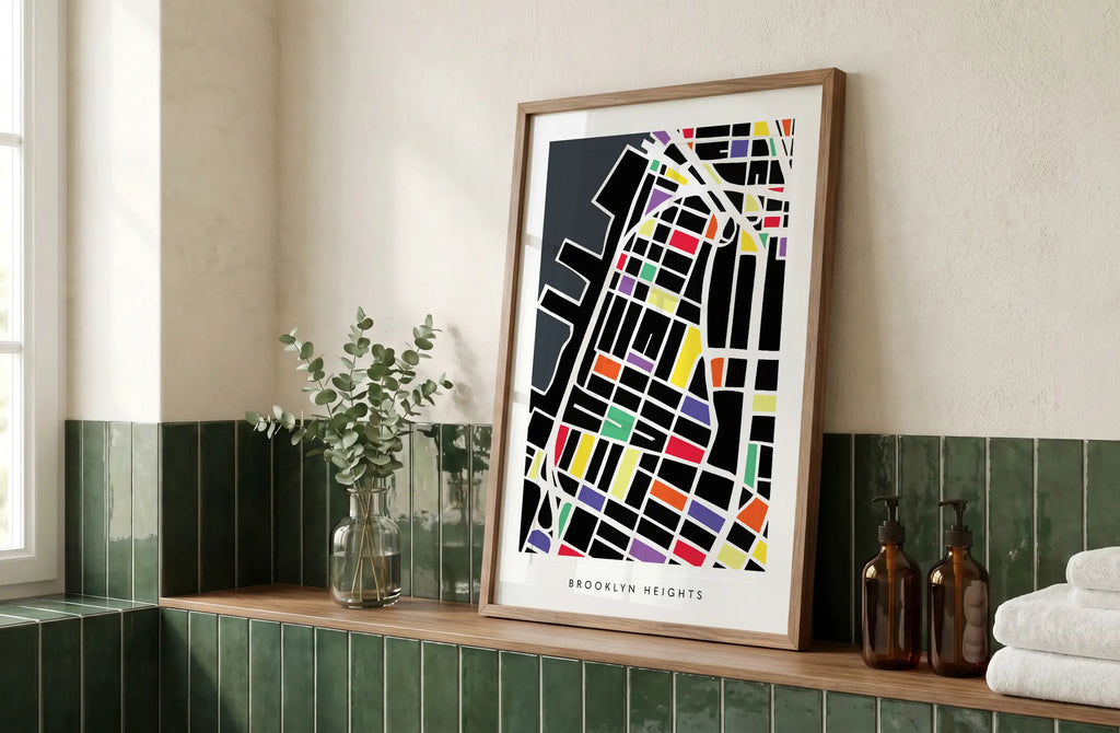Brooklyn Heights Map Print