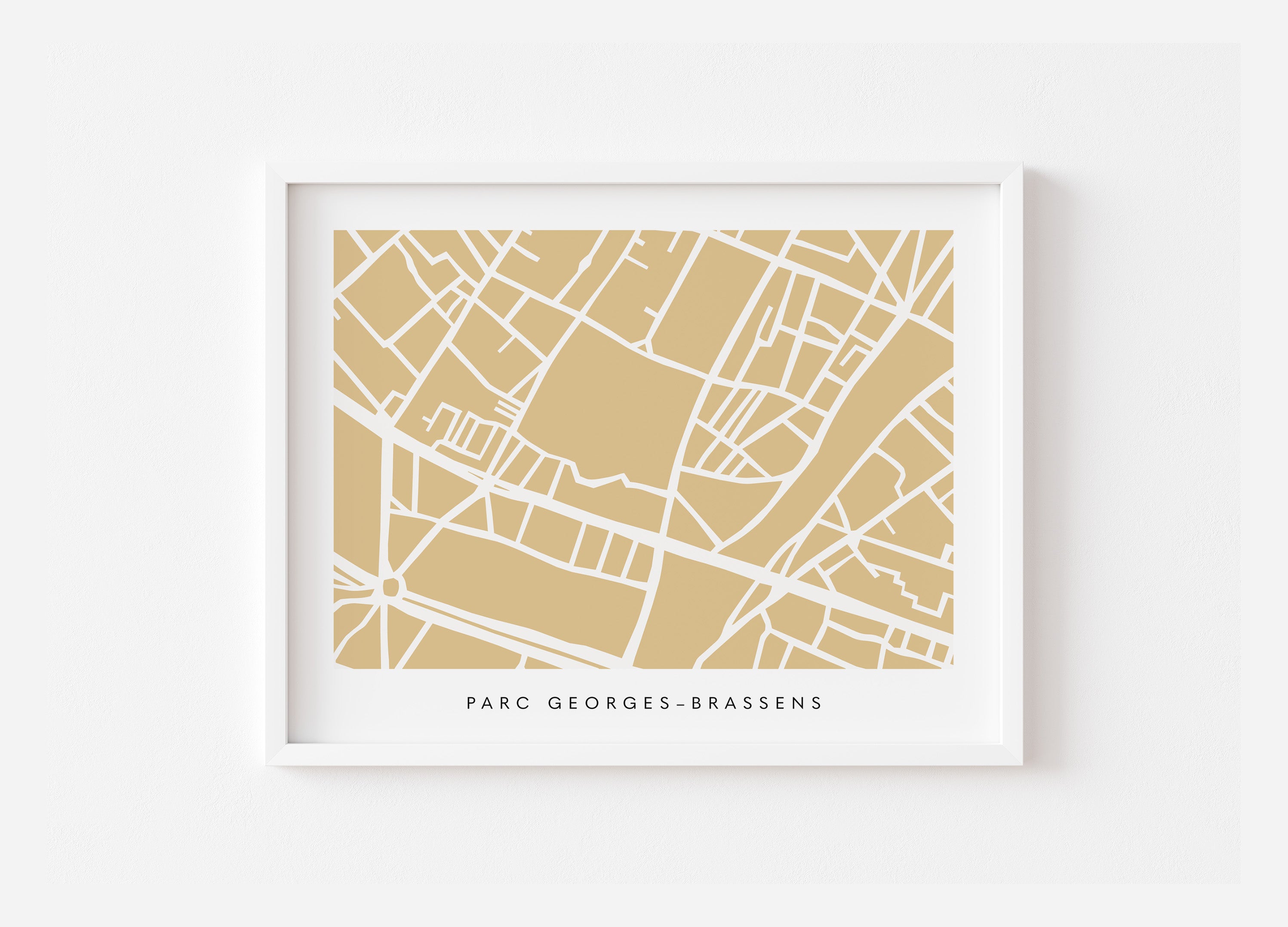 Paris 15th Arrondissement Map Print