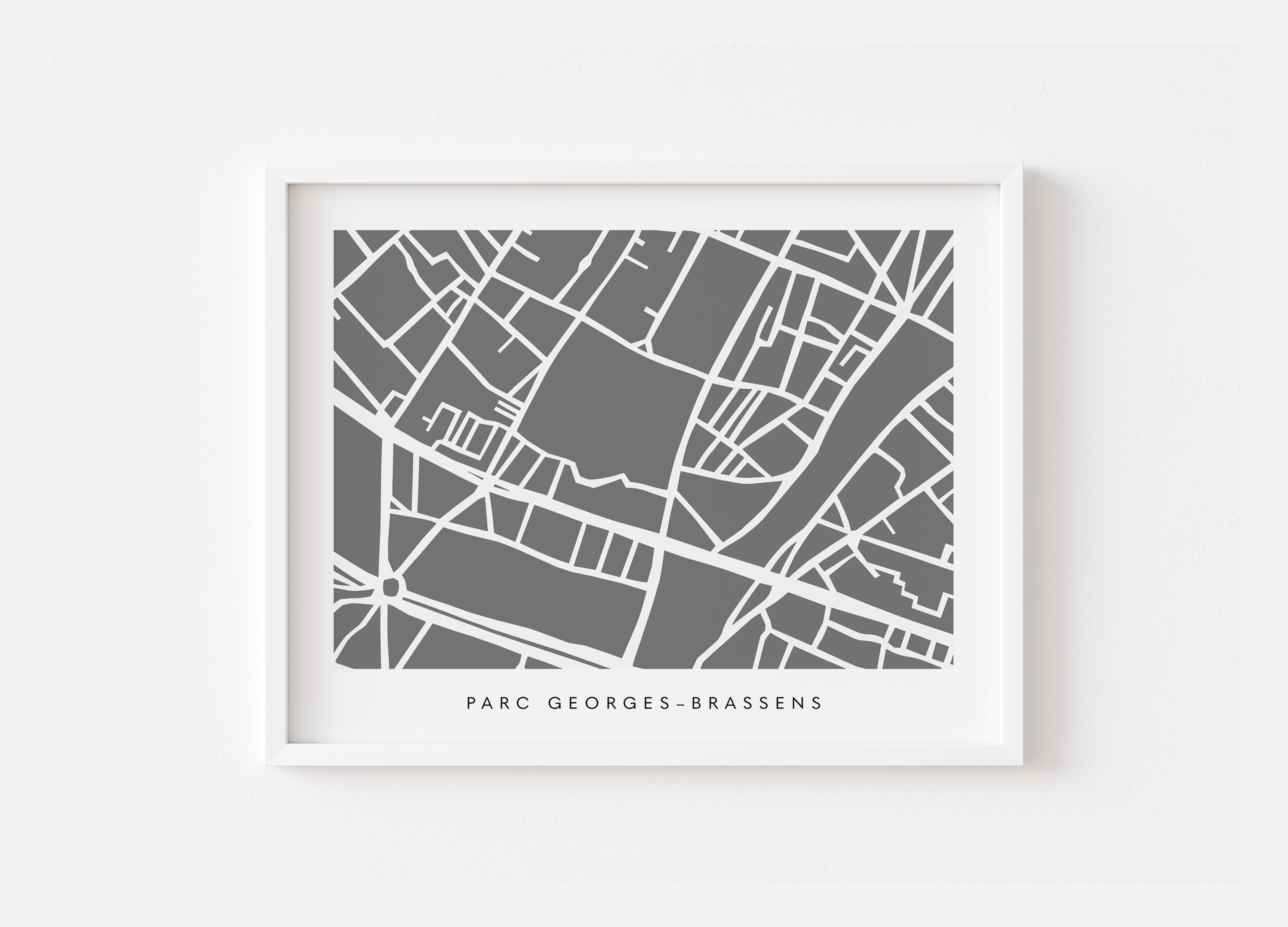 Paris 15th Arrondissement Map Print