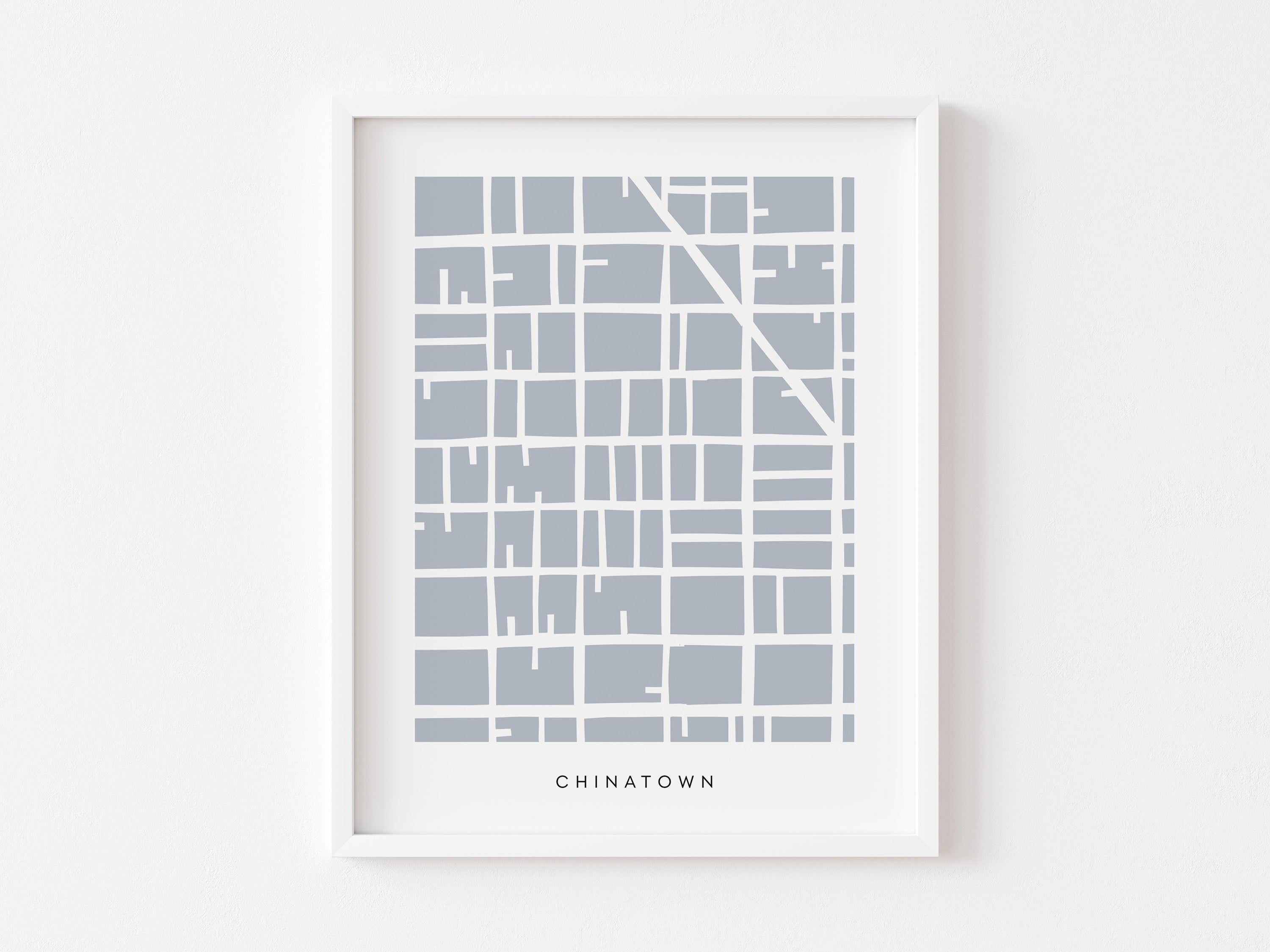 San Francisco Chinatown Map Print