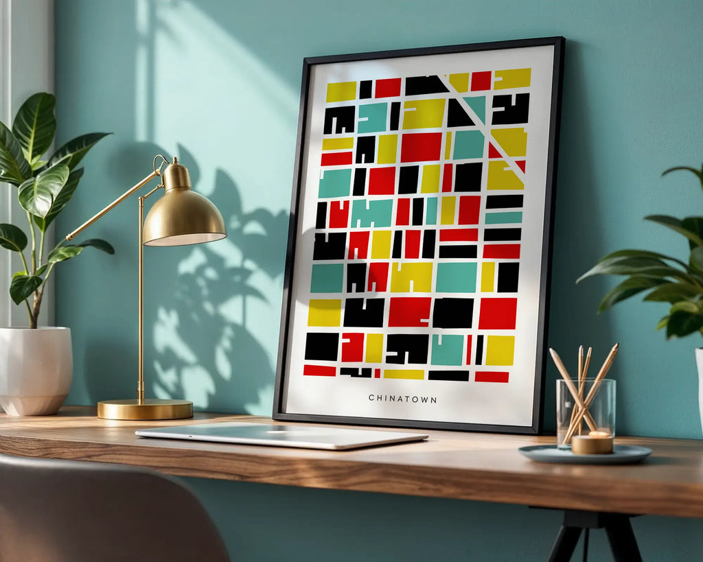 San Francisco Chinatown Map Print