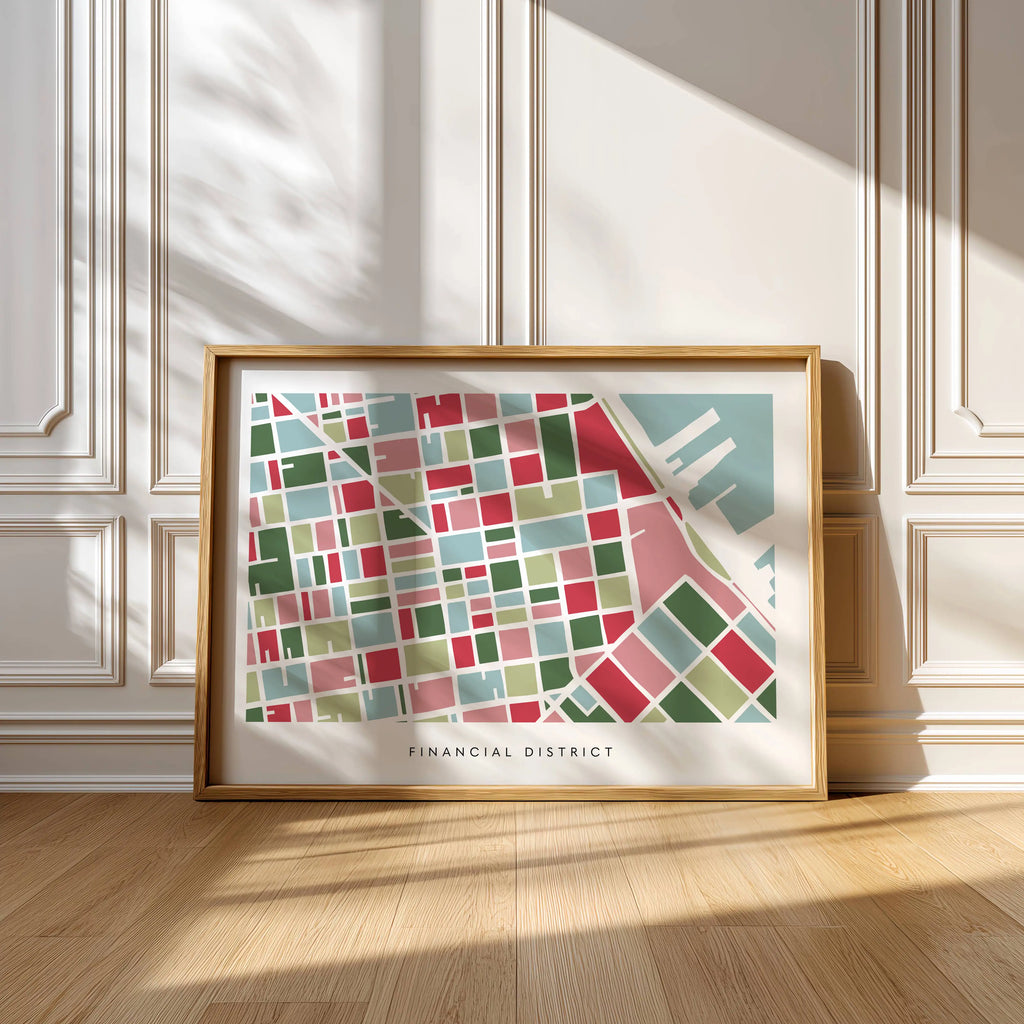 San Francisco FiDi Map Print