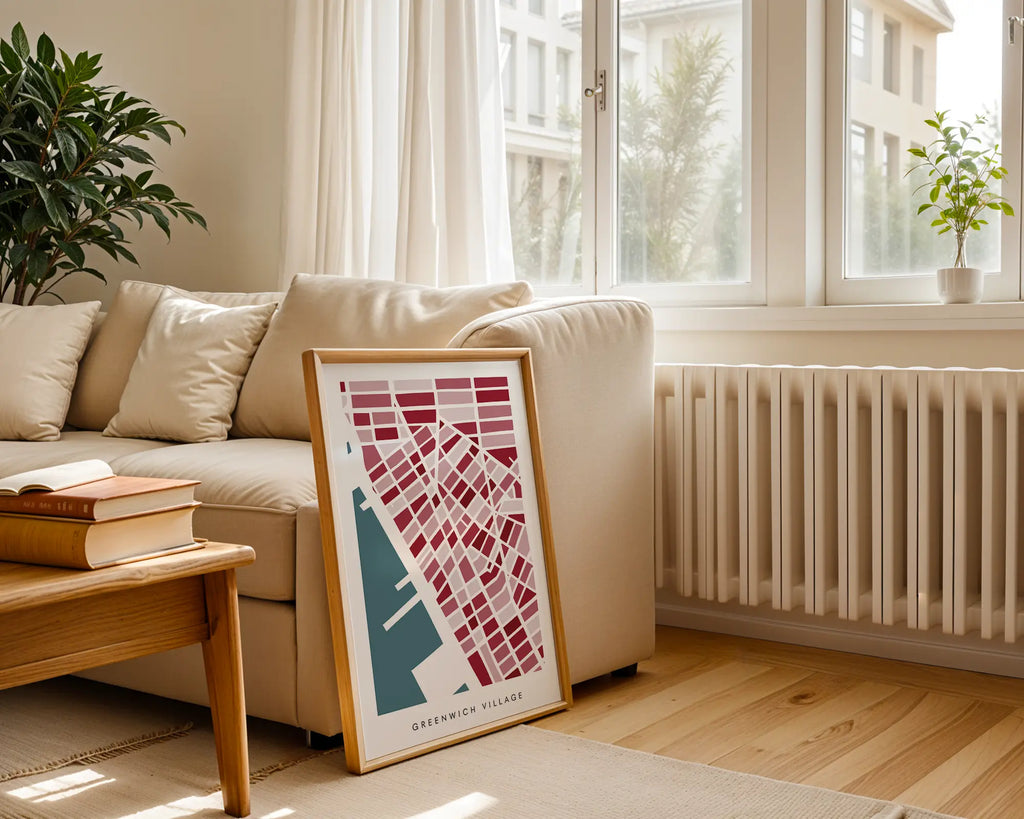 Greenwich Village NYC Map Print