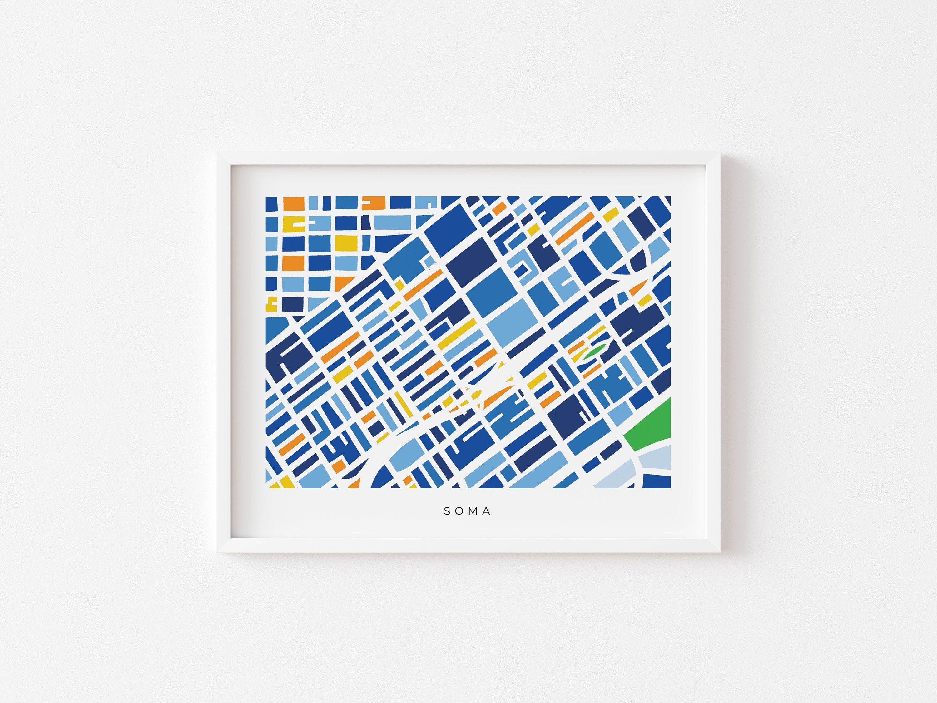 San Francisco SoMa Map Print