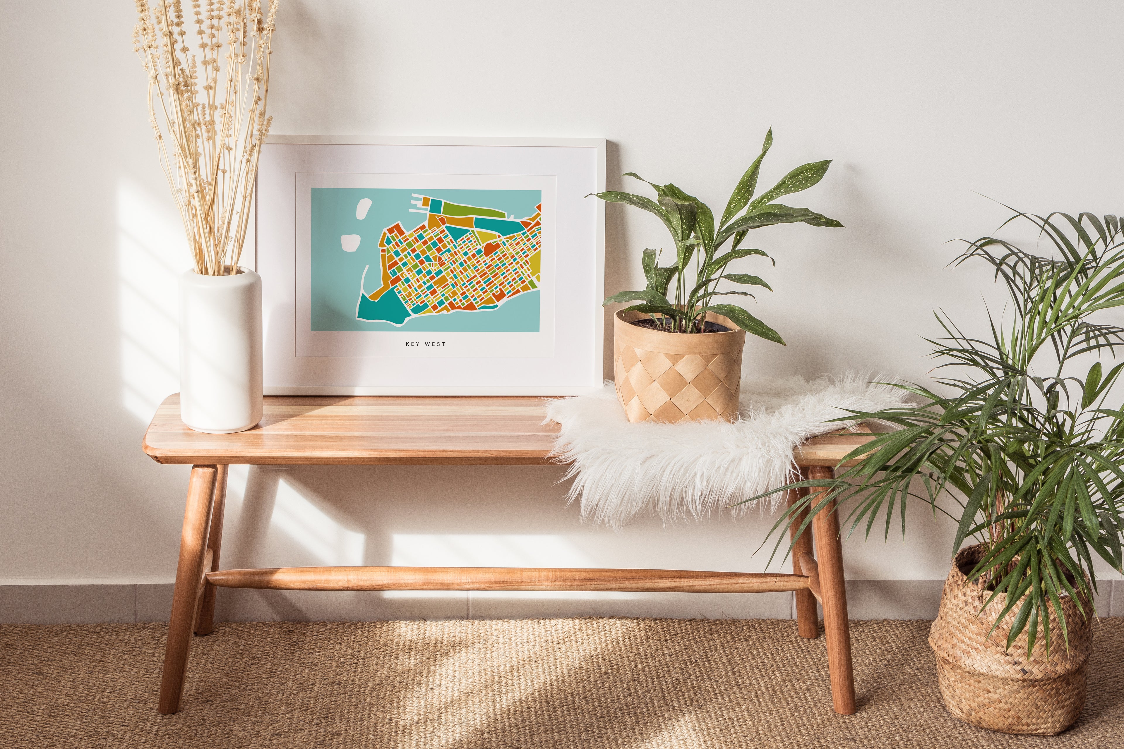 Key West Map Print