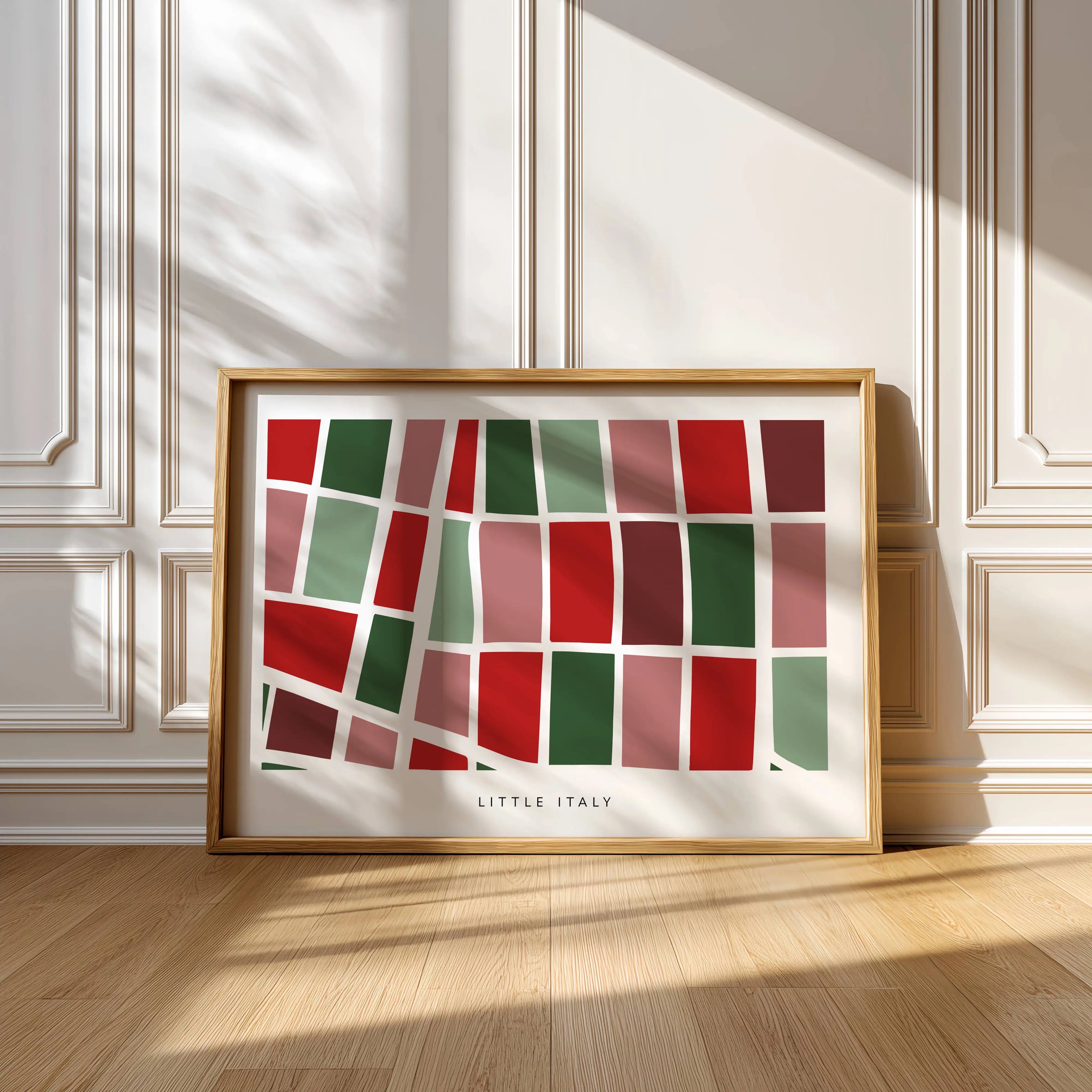Little Italy Map Print