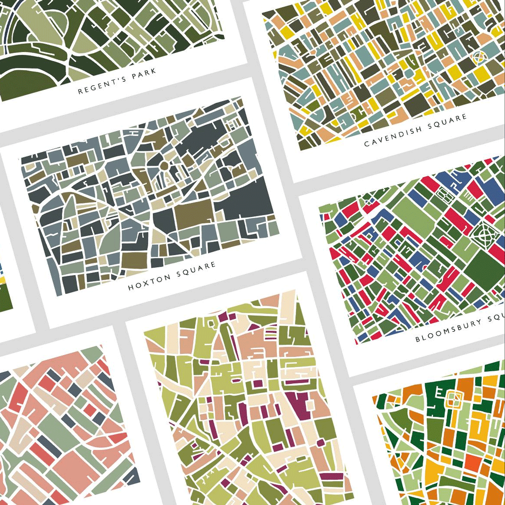 London Green Spaces Postcards - Set of 10