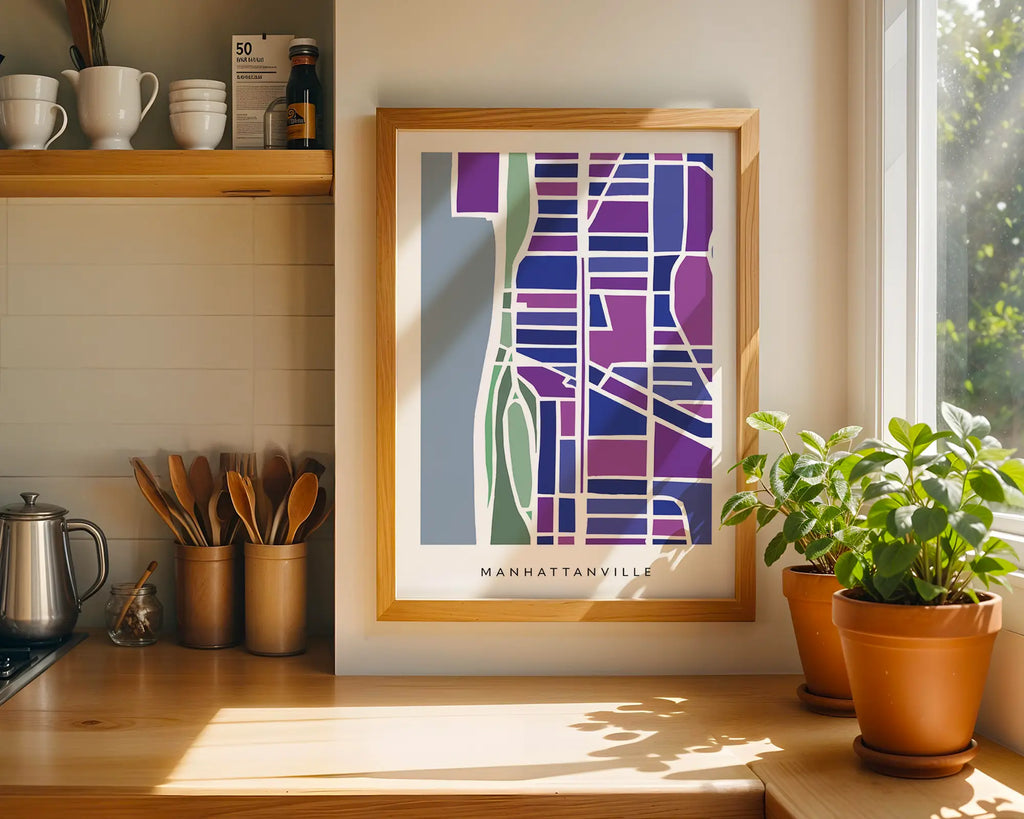 Manhattanville NYC Map Print